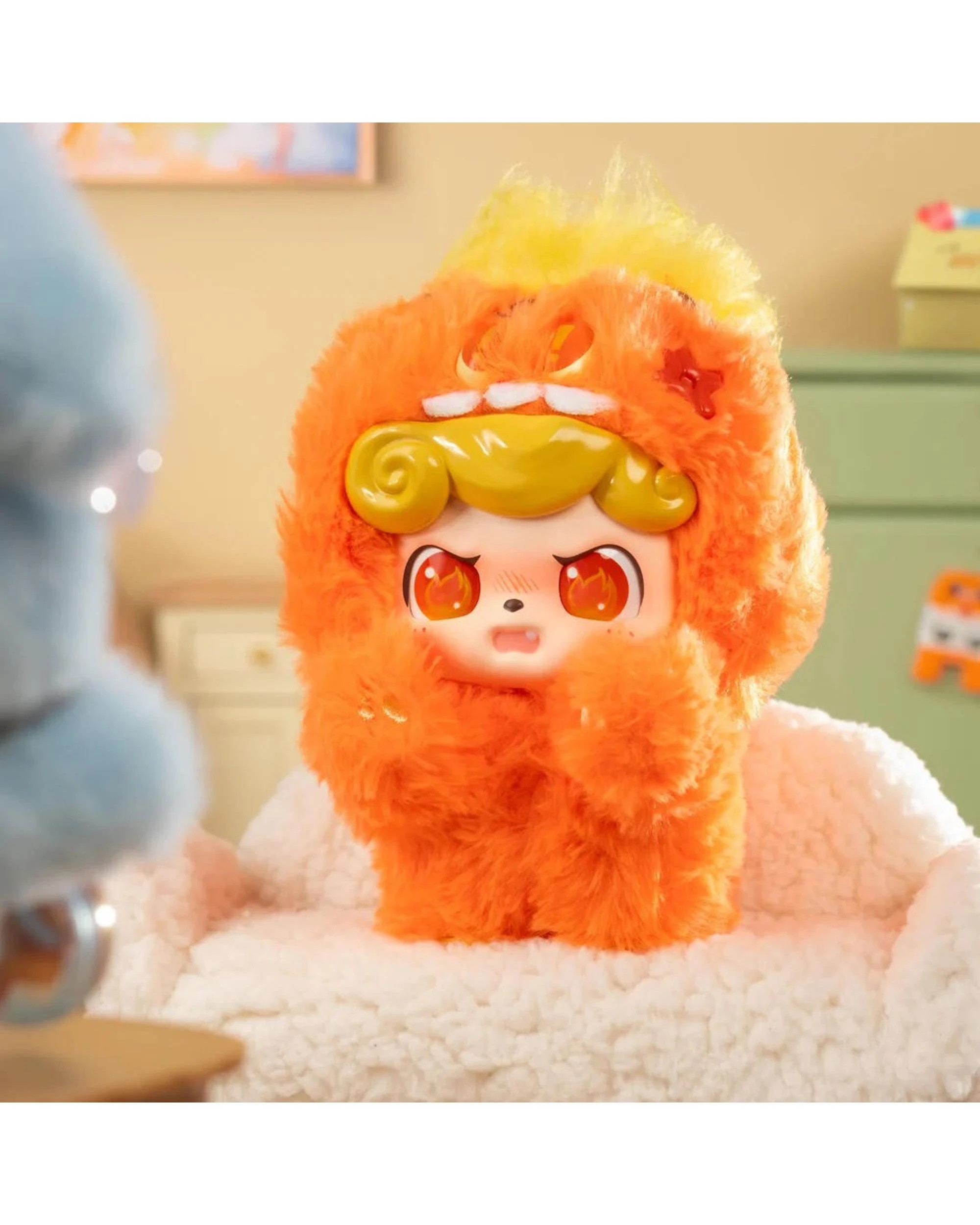 5 Jotoys Q.KID Emotional Hairy Monsters Plush Blind Box, 5 of 10