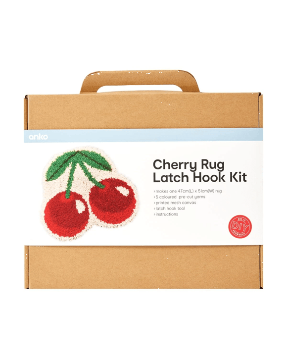 Cherry Rug Latch Hook Kit