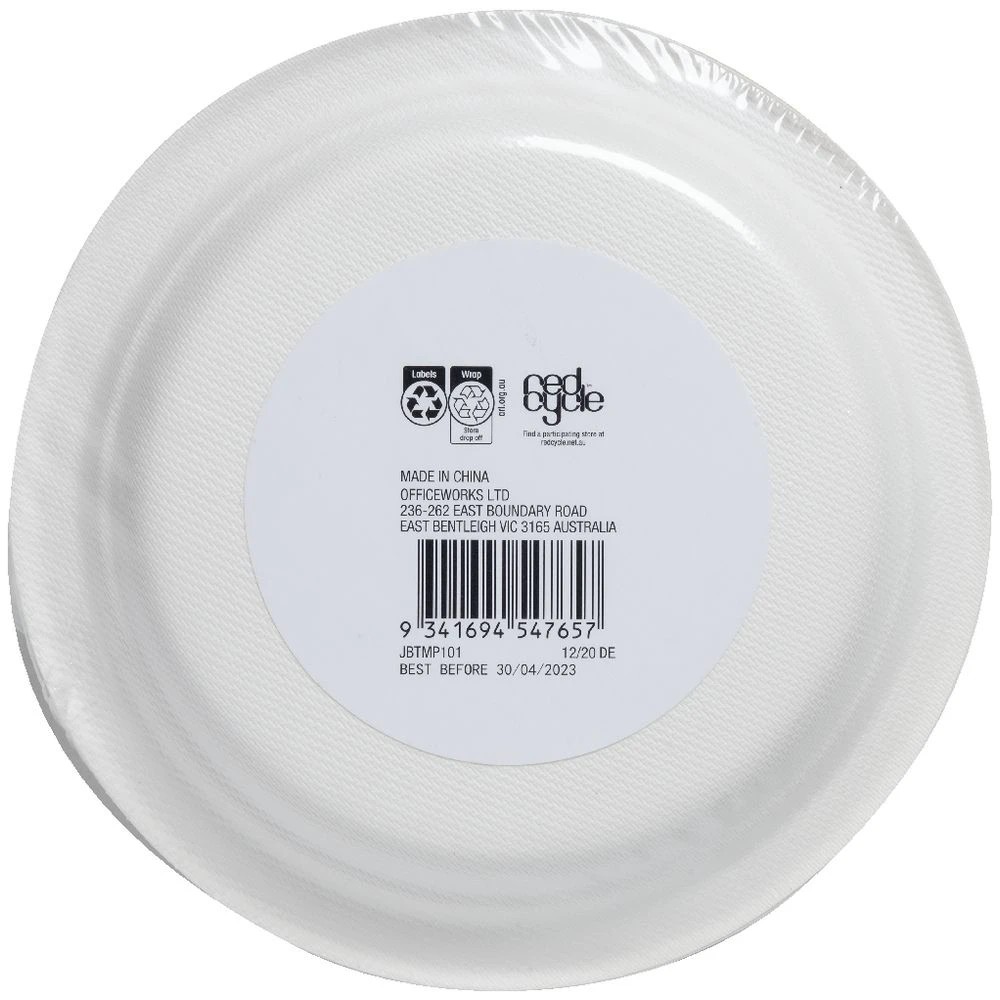 4 J.Burrows Sugarcane Plates 172mm 80 Pack, 4 of 6