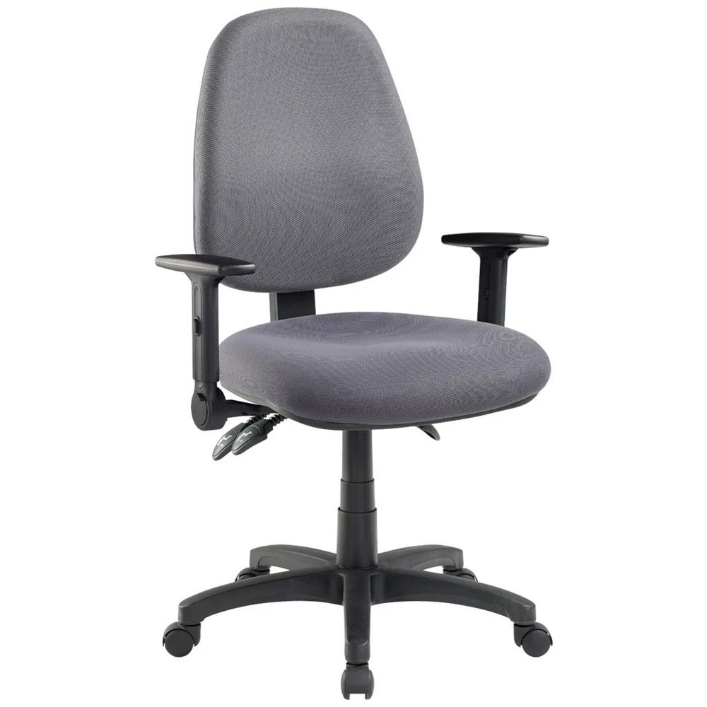 1 Pago Matrix II Plus Heavy-Duty Ergo Chair Folding Arms Grey Drafting Chairs, 1 of 3