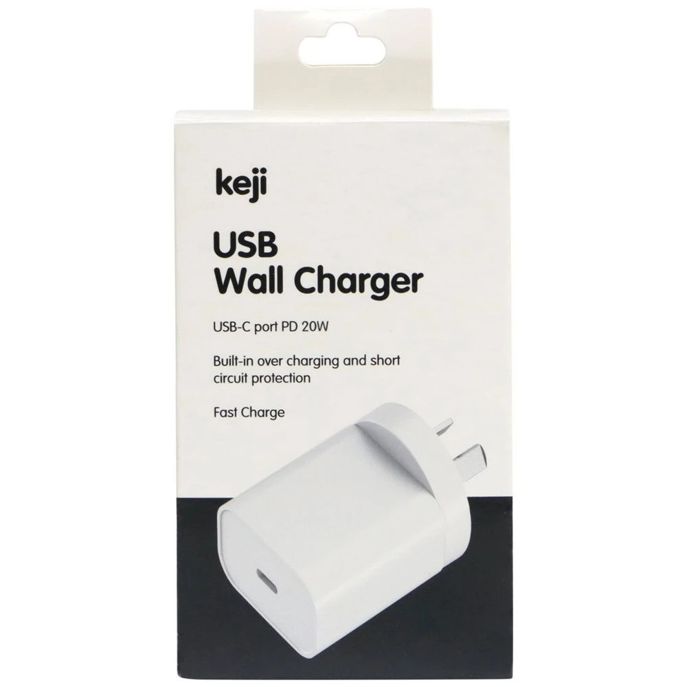 1 Keji USB-C 20W PD Wall Charger White, 1 of 7