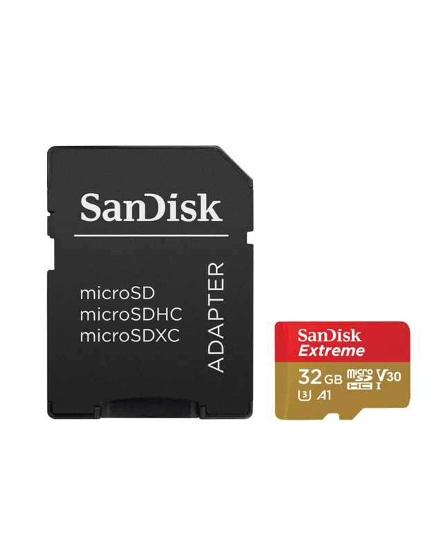 SanDisk Extreme MicroSD with MicroSDHC and MicroSDXC Adapter SQXAF - 