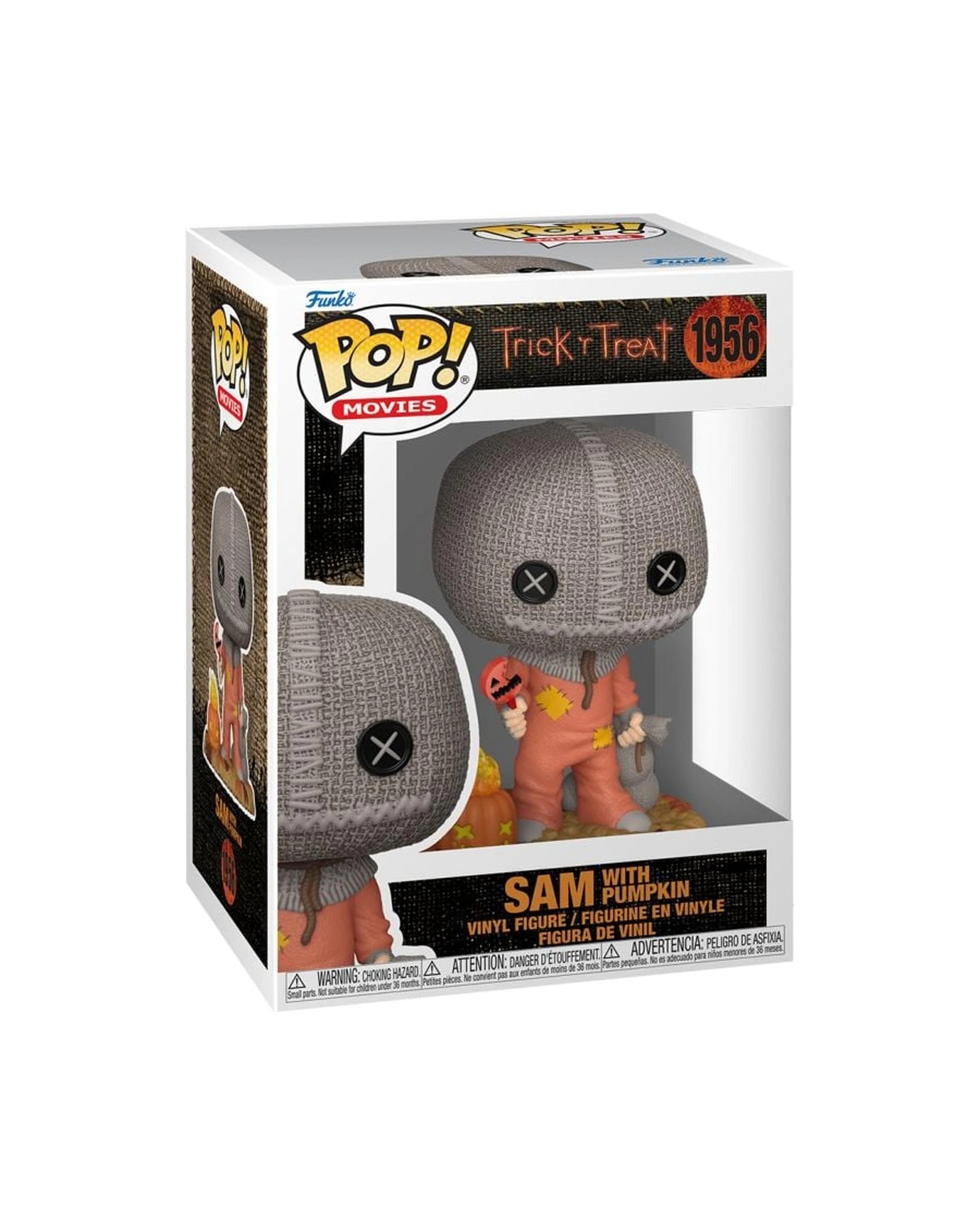 3 Trick 'r Treat Sam with Pumpkin Funko POP! Vinyl, 3 of 3