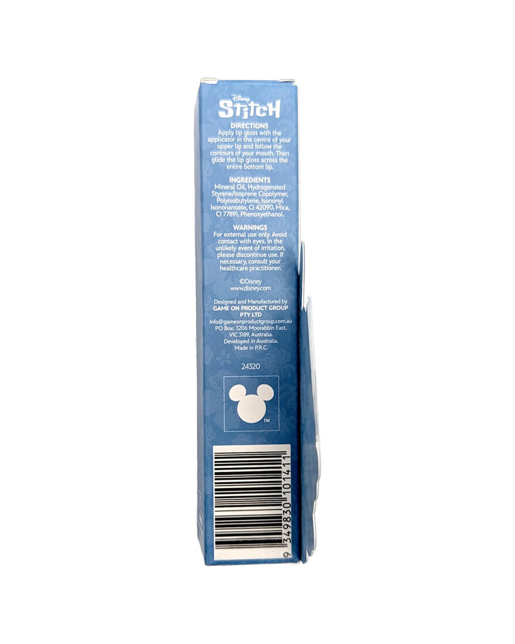 2 Disney 4PK Stitch Lip Gloss Kids Children Beauty Cosmetics - Blue, 2 of 3
