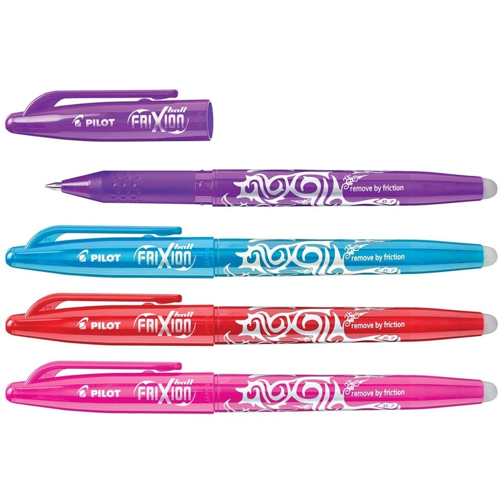 3 PILOT FriXion Ball Erasable Gel Pen 0.7mm Fun Col Asstd 4 Pk, 3 of 8