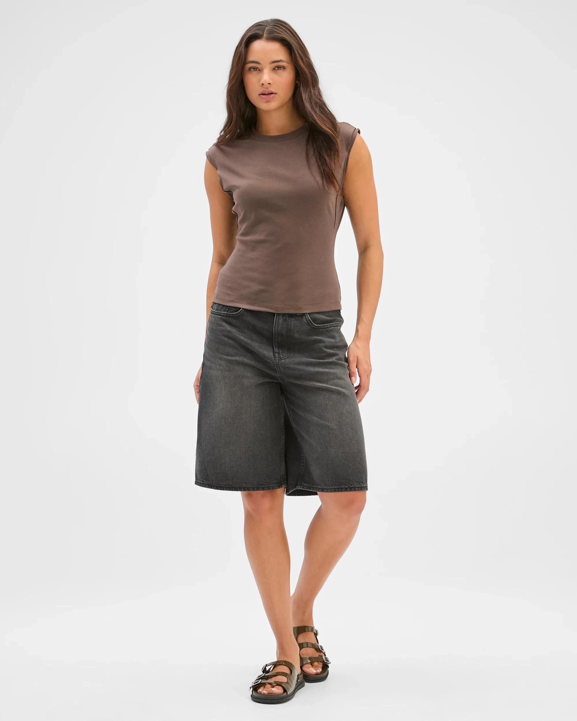 2 Denim Jorts - Lily Loves SMOKEY BLACK, 2 of 6