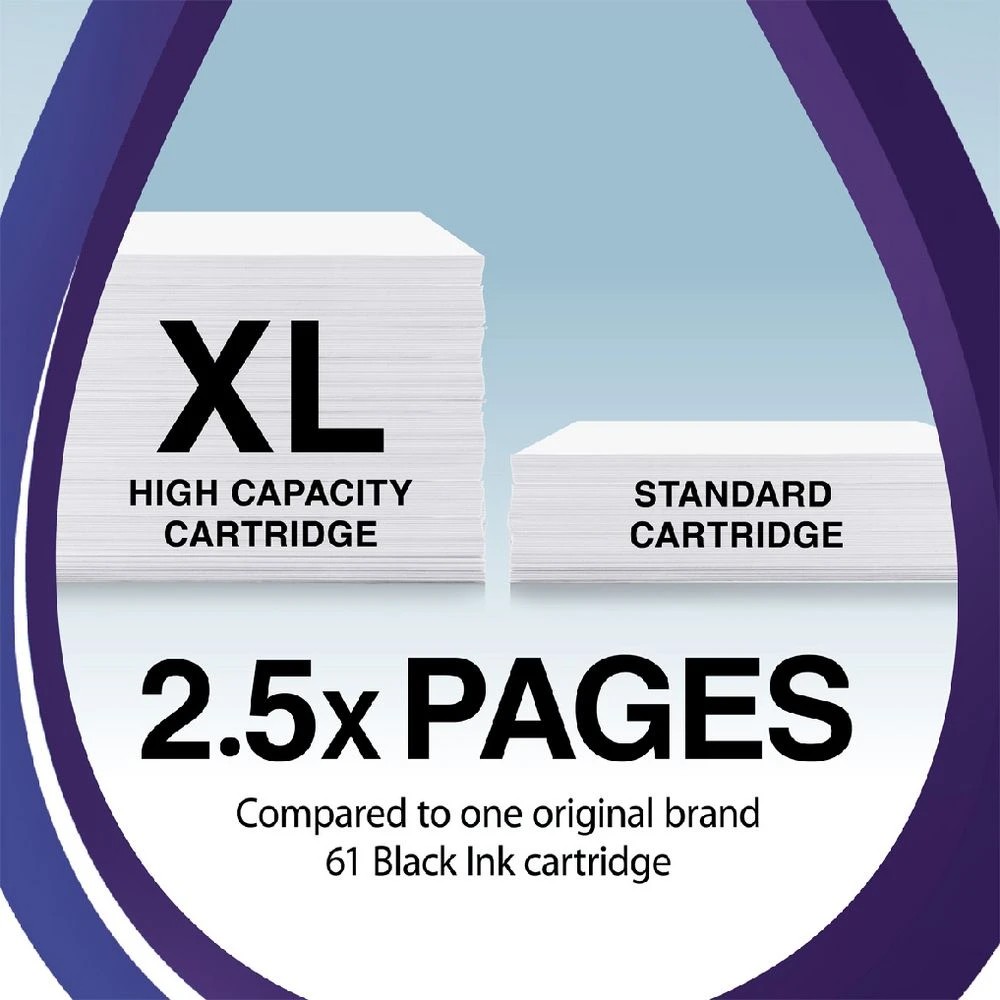4 Calidad Alternate HP 61XL Ink Cartridge Black, 4 of 7