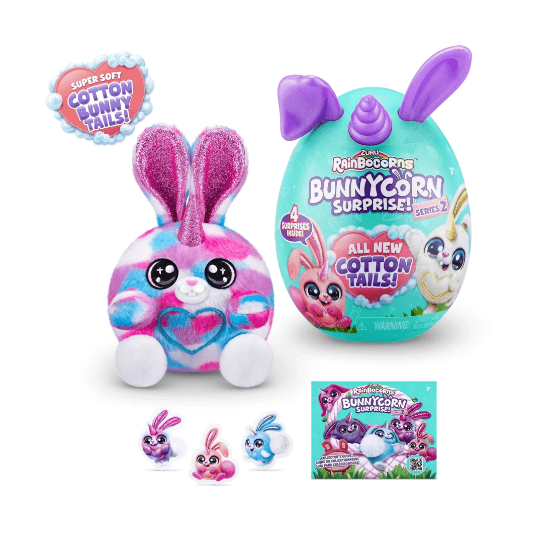 4 Rainbocorns Bunnycorn Surprise Series 2 by ZURU - Assorted* - Multi, 4 of 10
