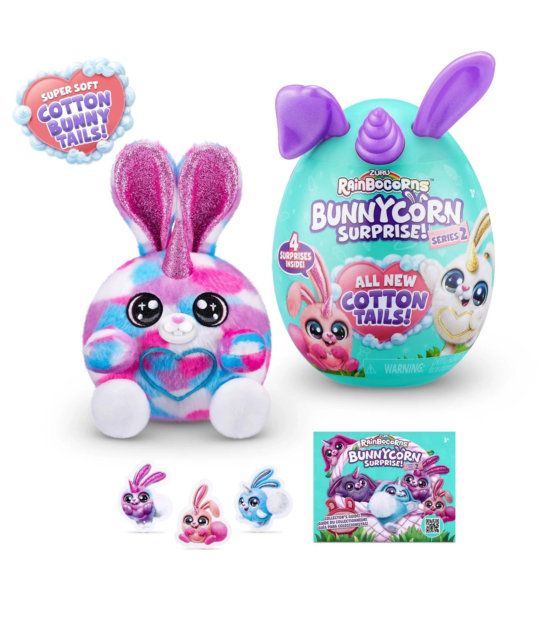 4 Rainbocorns Bunnycorn Surprise Series 2 by ZURU - Assorted* - Multi, 4 of 10