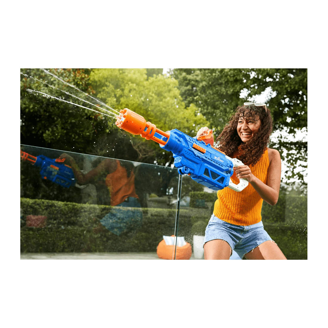 4 Xshot Water Gatling Motor Soaker By Zuru. - Blue, 4 of 7