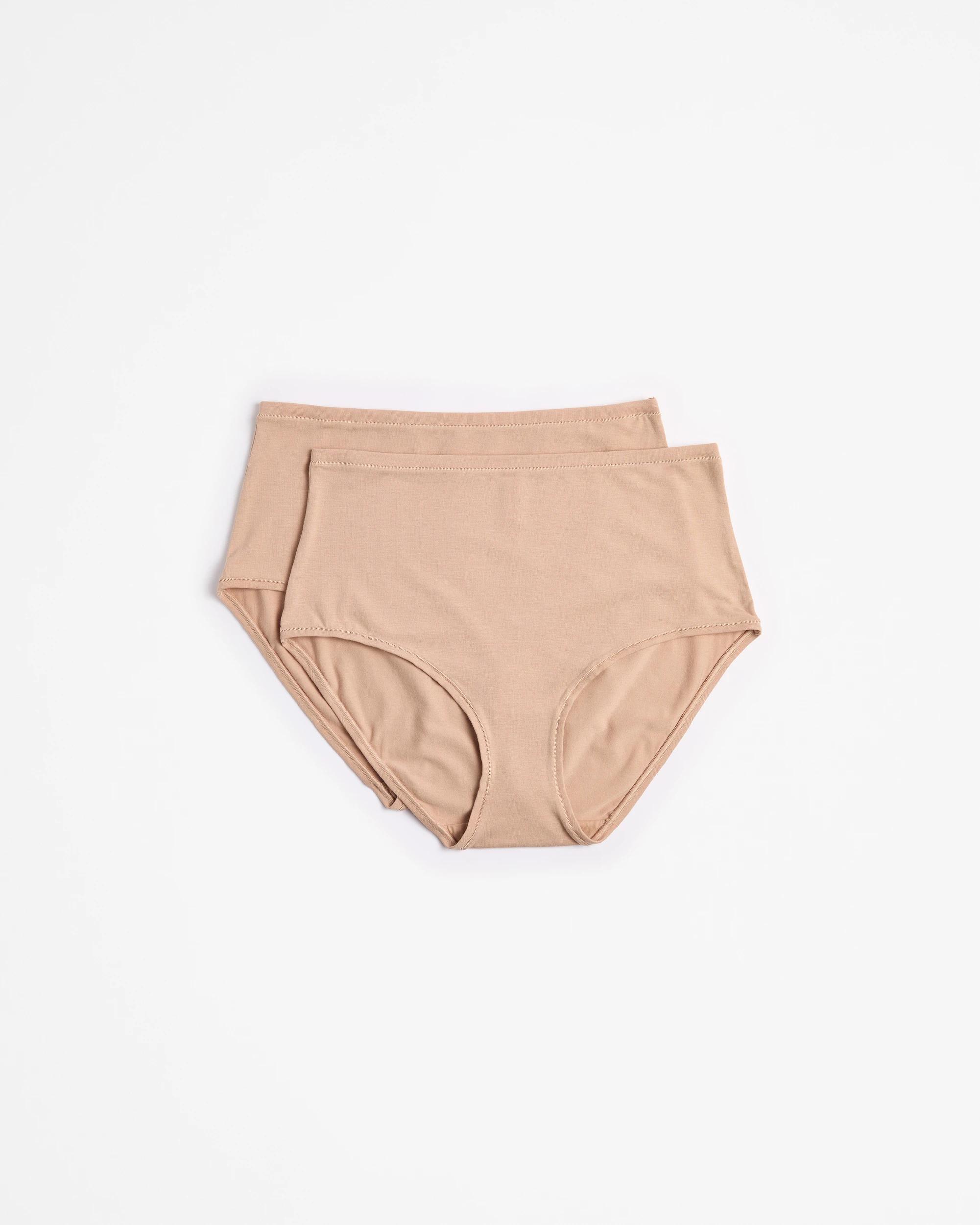 1 Target Woman 2 Pack Bamboo Full Briefs NEUTRAL, 1 of 4