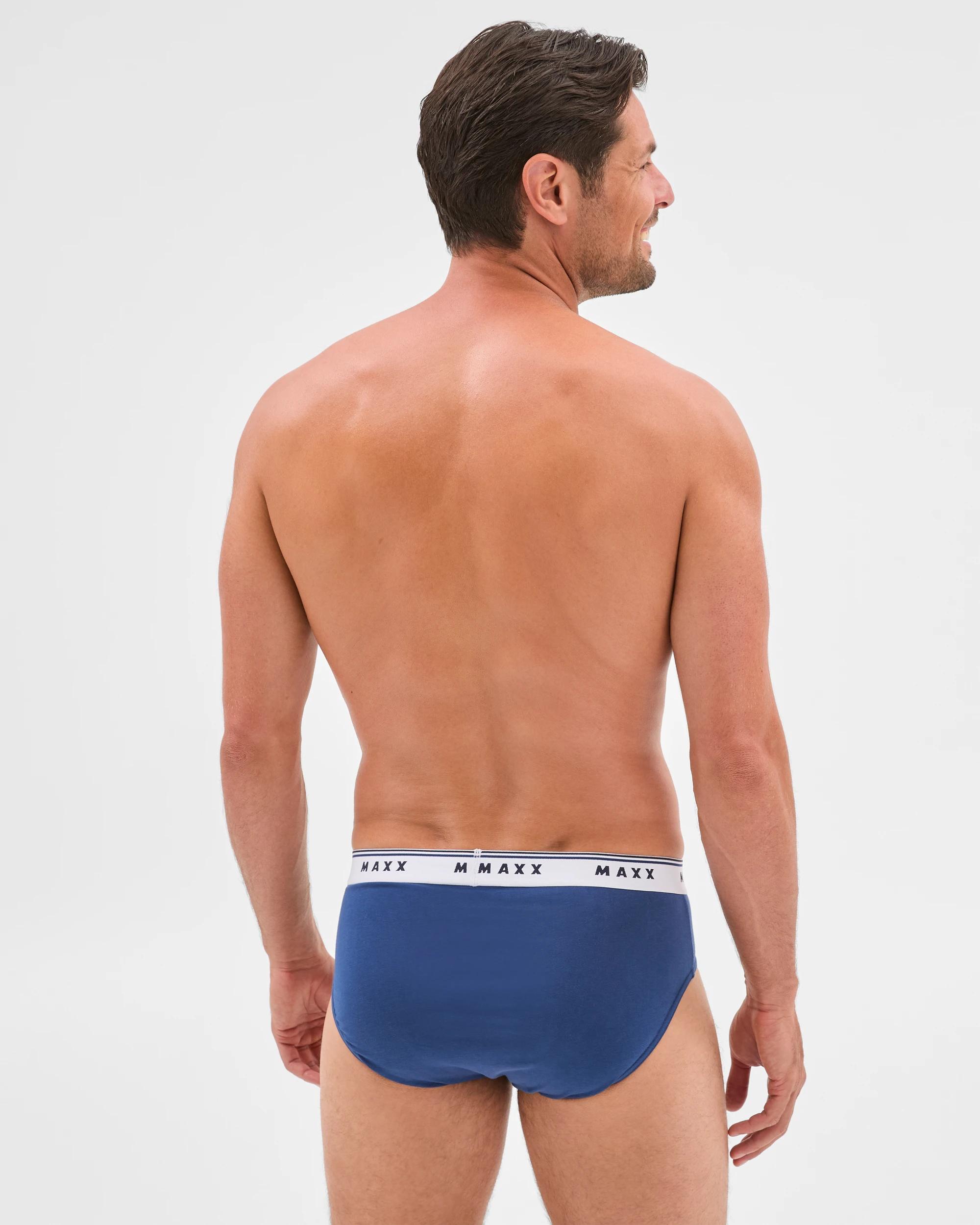 3 Australian Cotton Blend 5 Pack Hipster Briefs - Maxx MULTI, 3 of 5