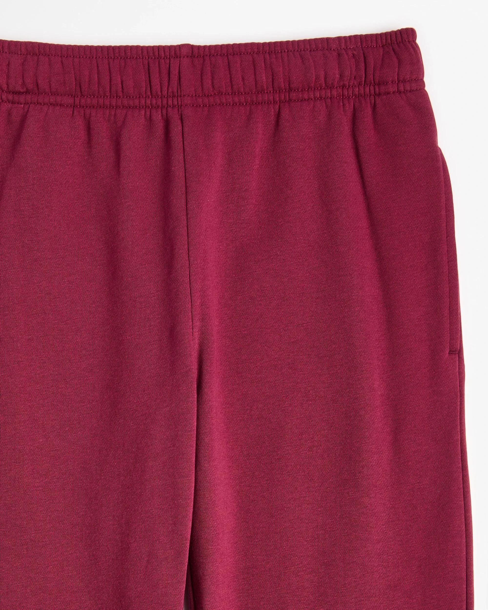 2 Target Kids Australian Cotton Blend 2 Pack School Cuffed Trackpants BURGUNDY, 2 of 3