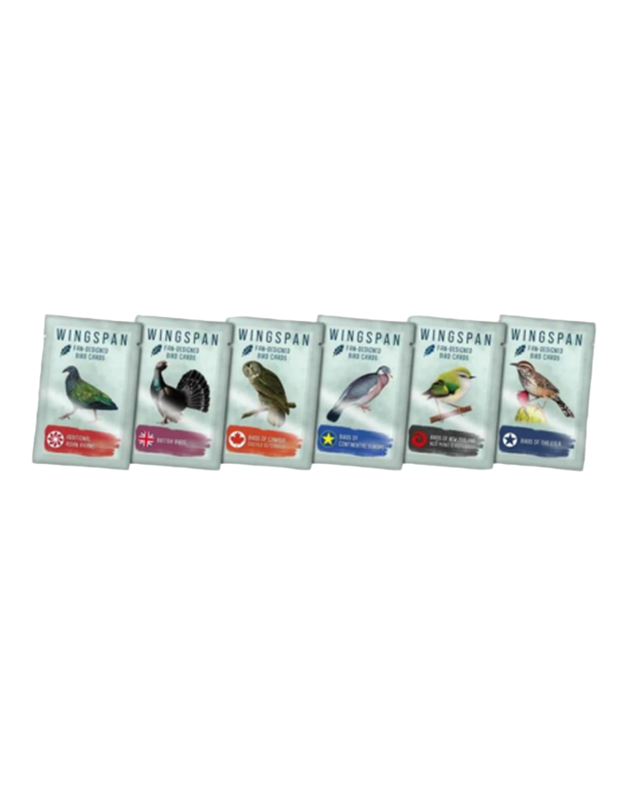 2 Stonemaier Games Wingspan Fan Designed Packs set Of 6, 2 of 2