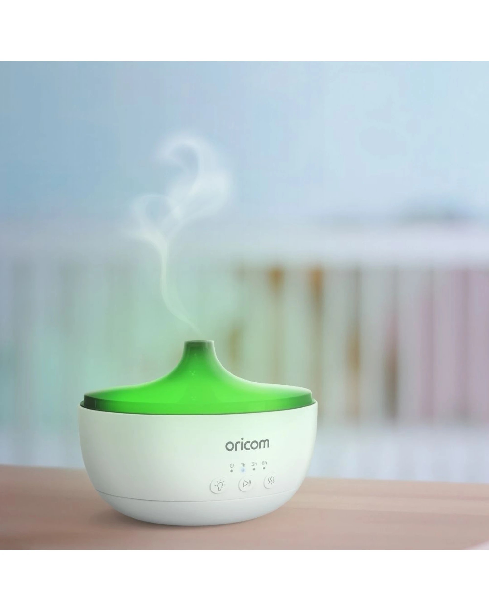 5 Oricom OBHAD200 Baby 4-IN-1 Aroma Diffuser, Humidifier, Night Light and Speaker - White, 5 of 10