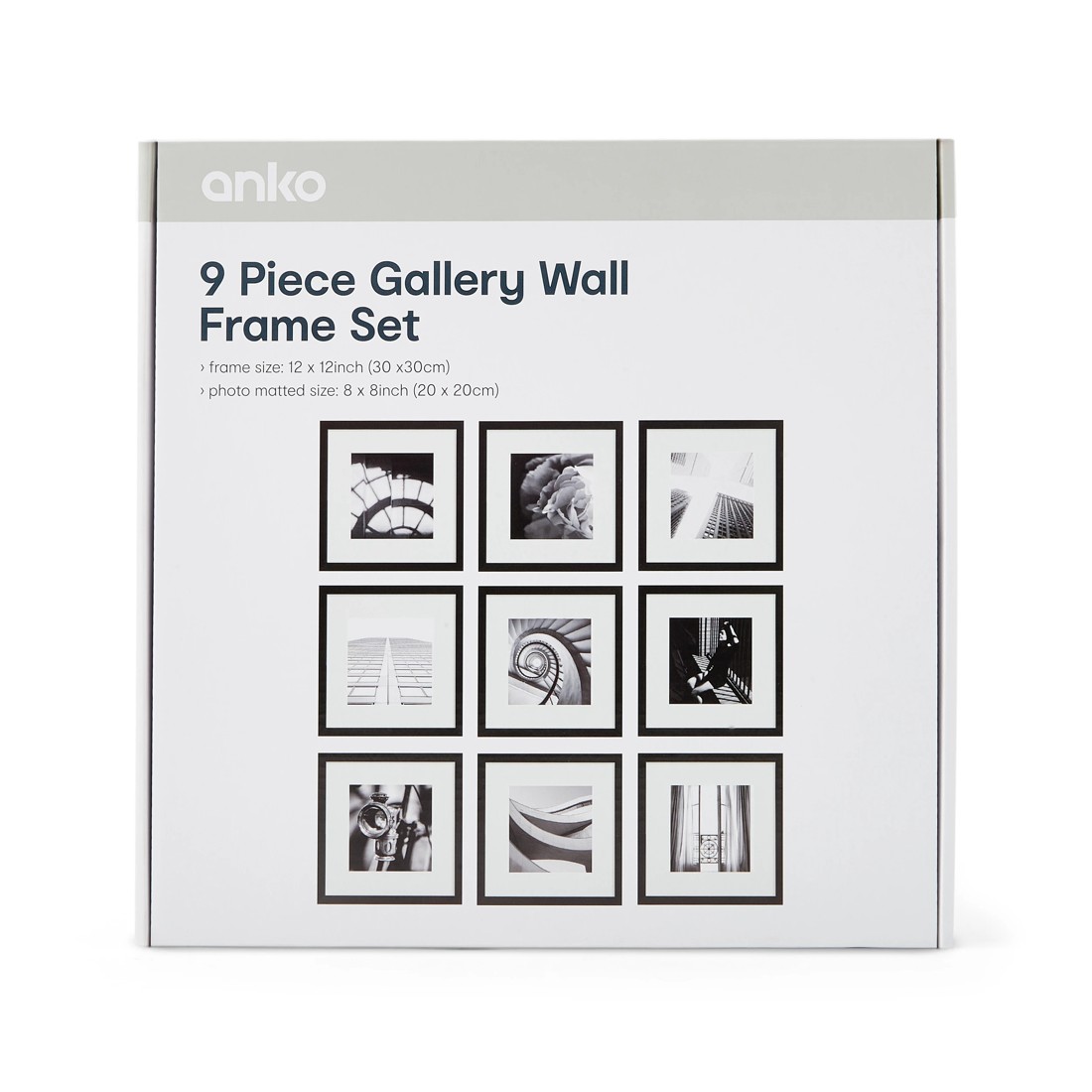 4 9 Piece Gallery Wall Frame Set - Black, 4 of 4