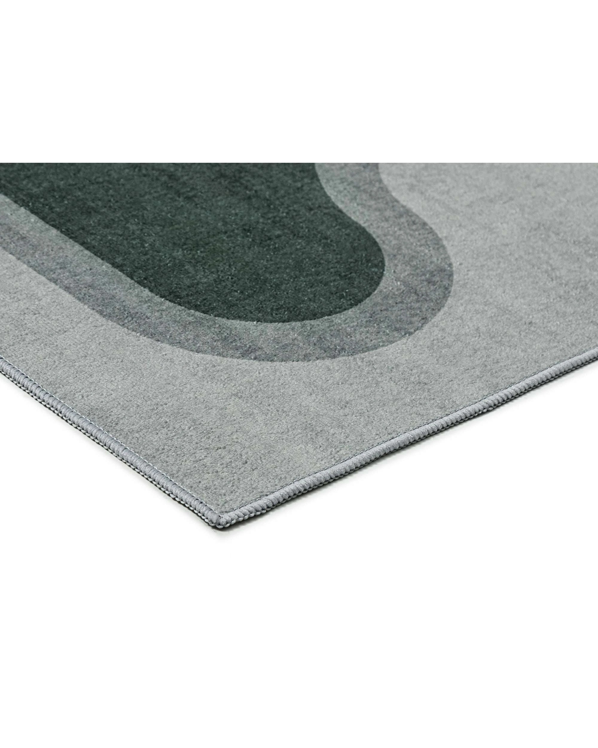 4 Loopsie Paia Dark Washable Rug-230cm x 160cm - Green - Green, 4 of 9