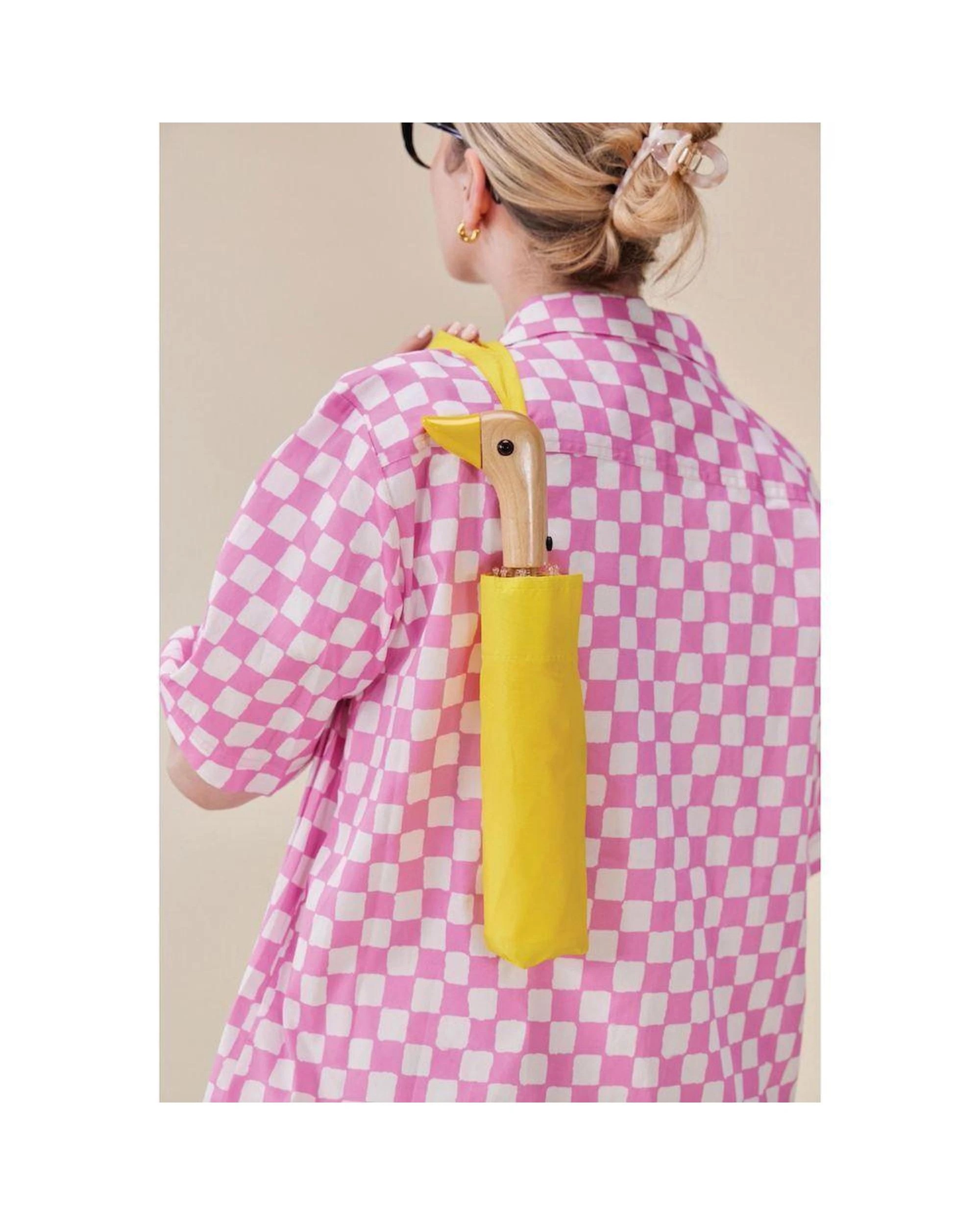 5 Original Duckhead Duck Umbrella Compact  Yellow  5 x 7 x 35cm, 5 of 7