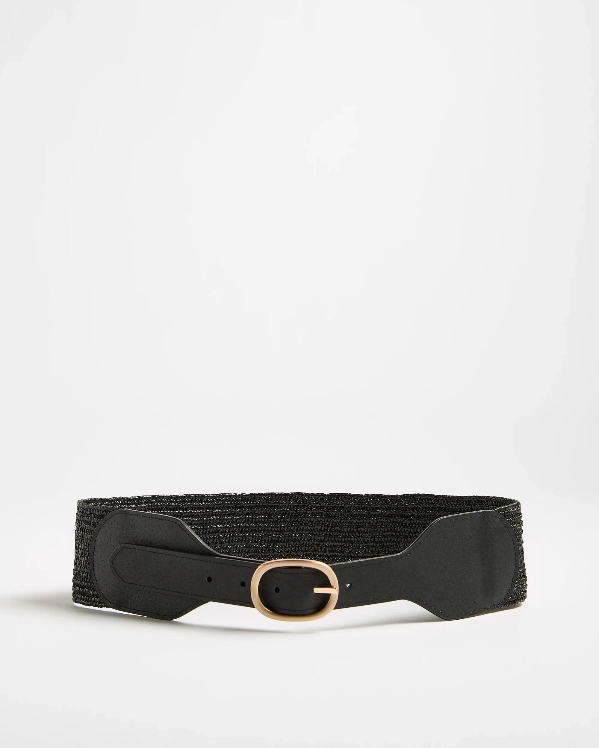 1 Target Summer Buckle Stretch Belt BLACK, 1 of 2