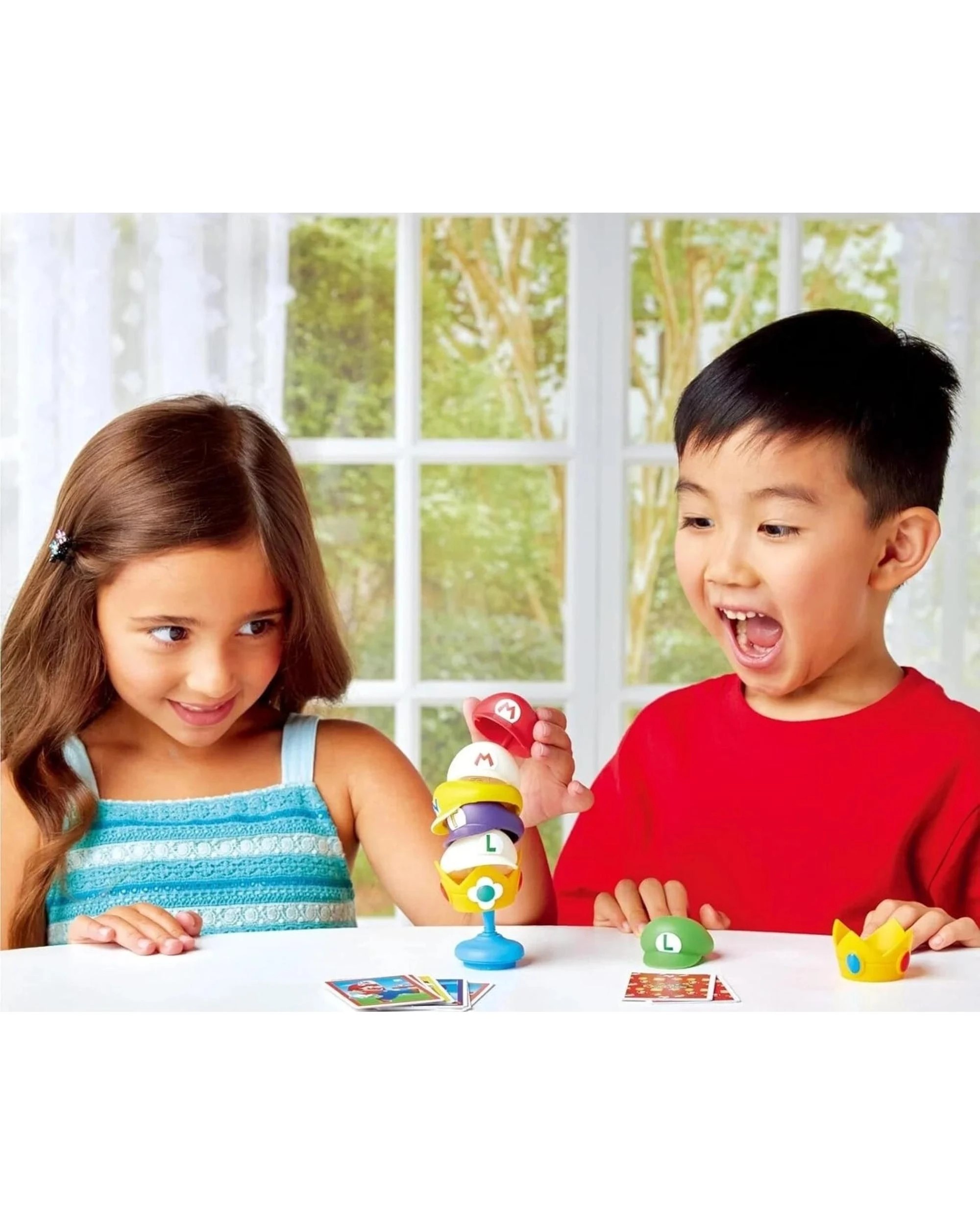 3 Super Mario Cap Stacker Board Game, 3 of 6