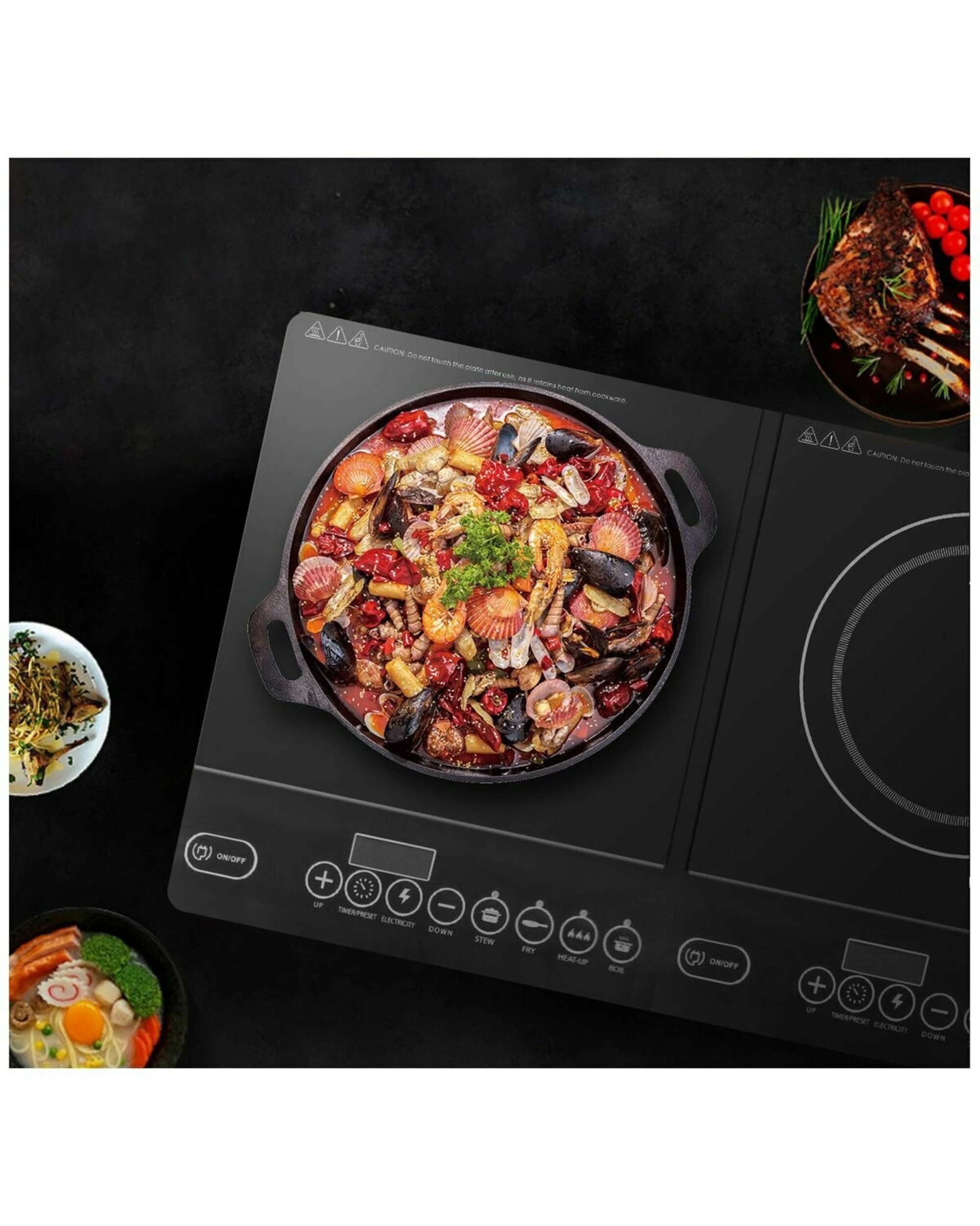4 SOGA Portable Twin Induction Cooktop, 4 of 5