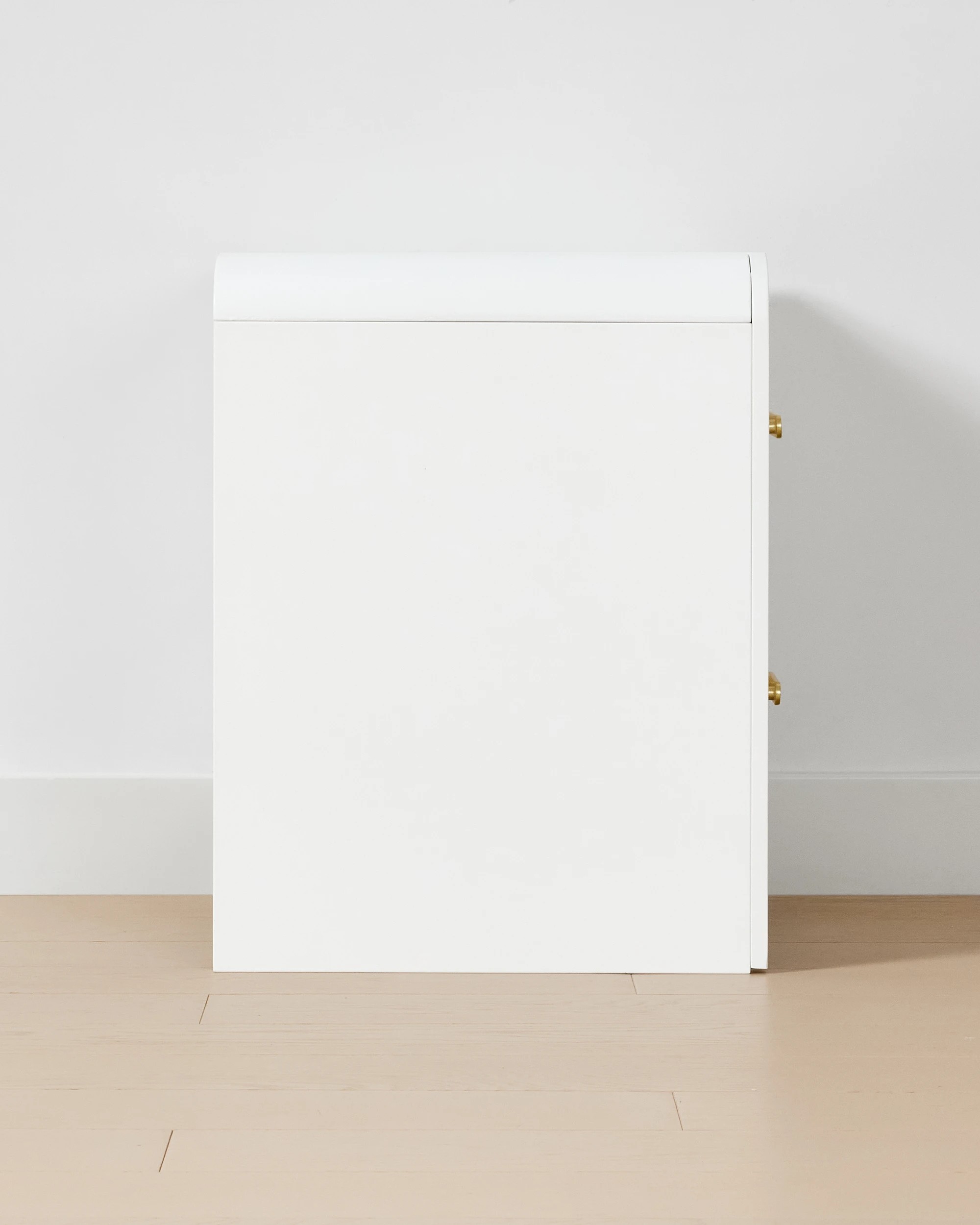 5 Luna 2 Drawer Bedside Table - White, 5 of 9