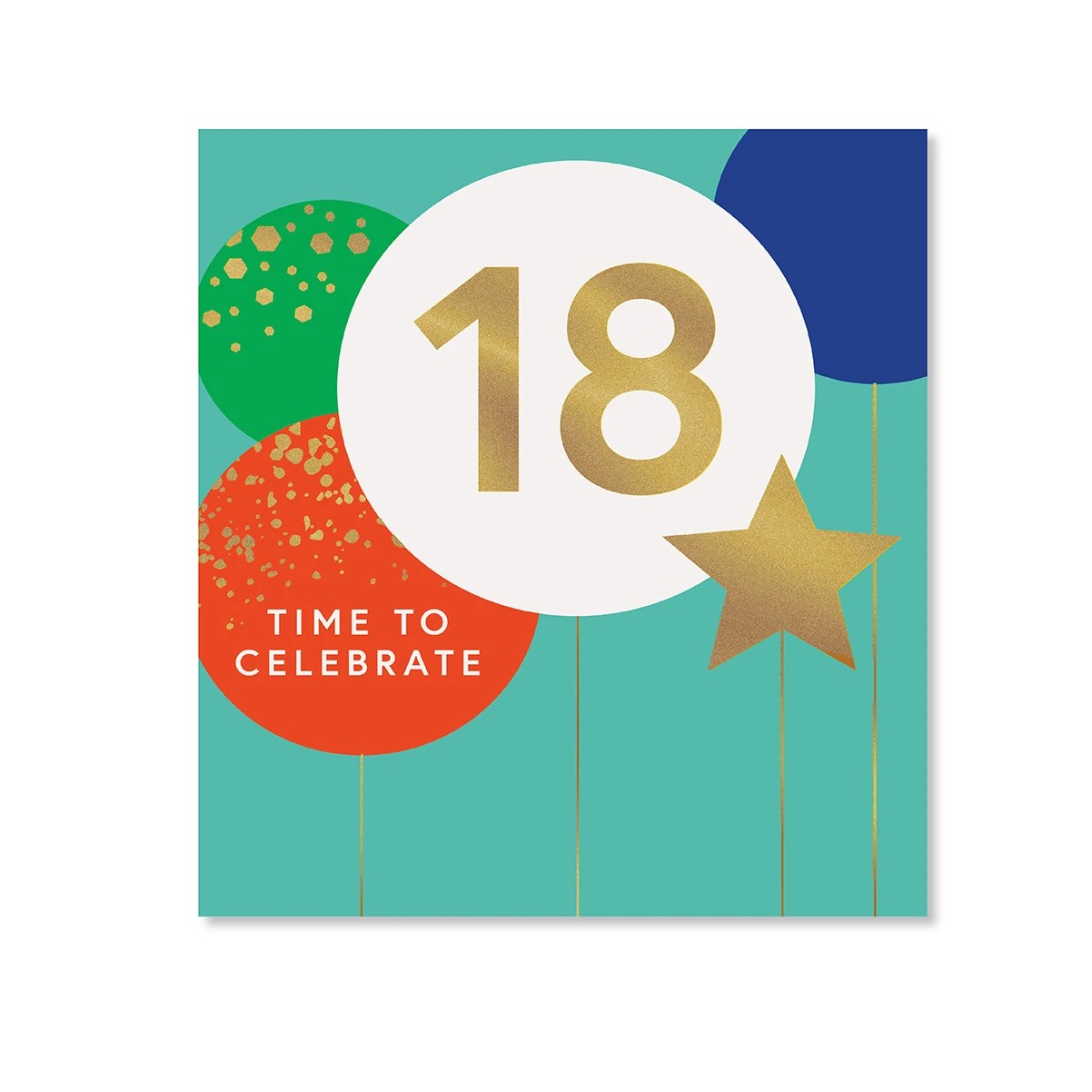 3 Hallmark 18th Birthday Card - Balloons, 3 of 3