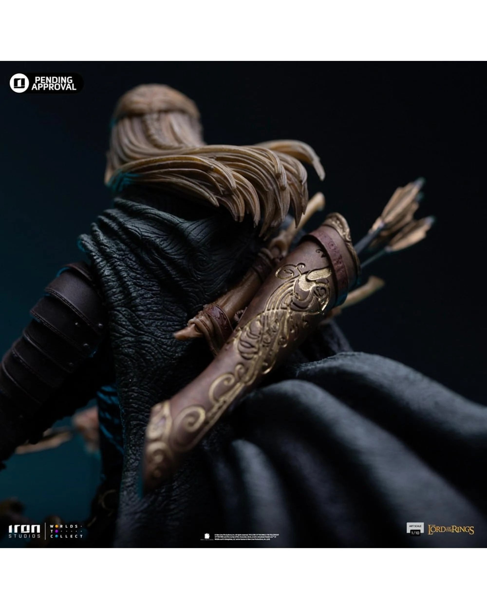 7 The Lord of the Rings Legolas Unleashed 1:10 Scale Statue, 7 of 7