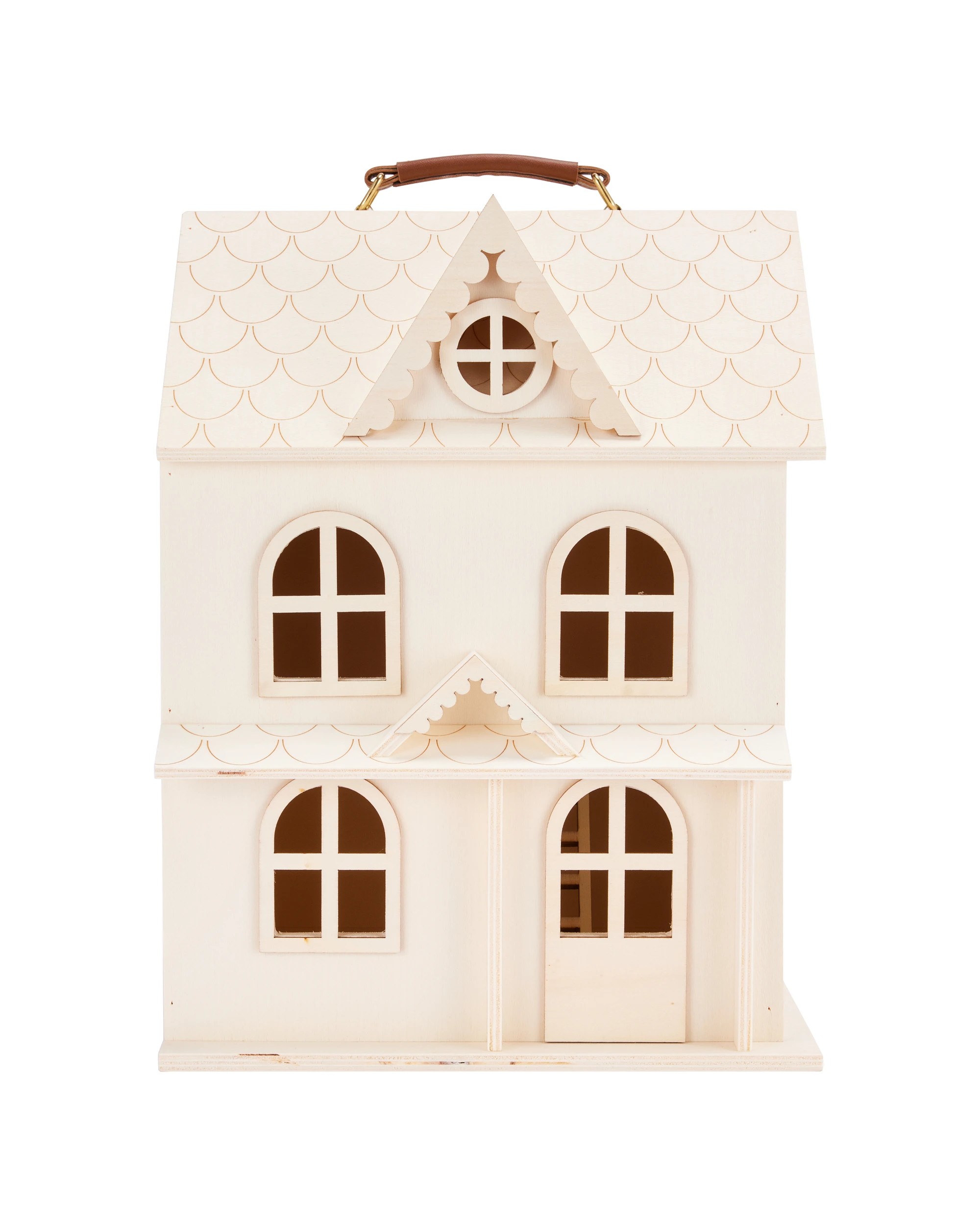 1 Wood Dollhouse, 1 of 6