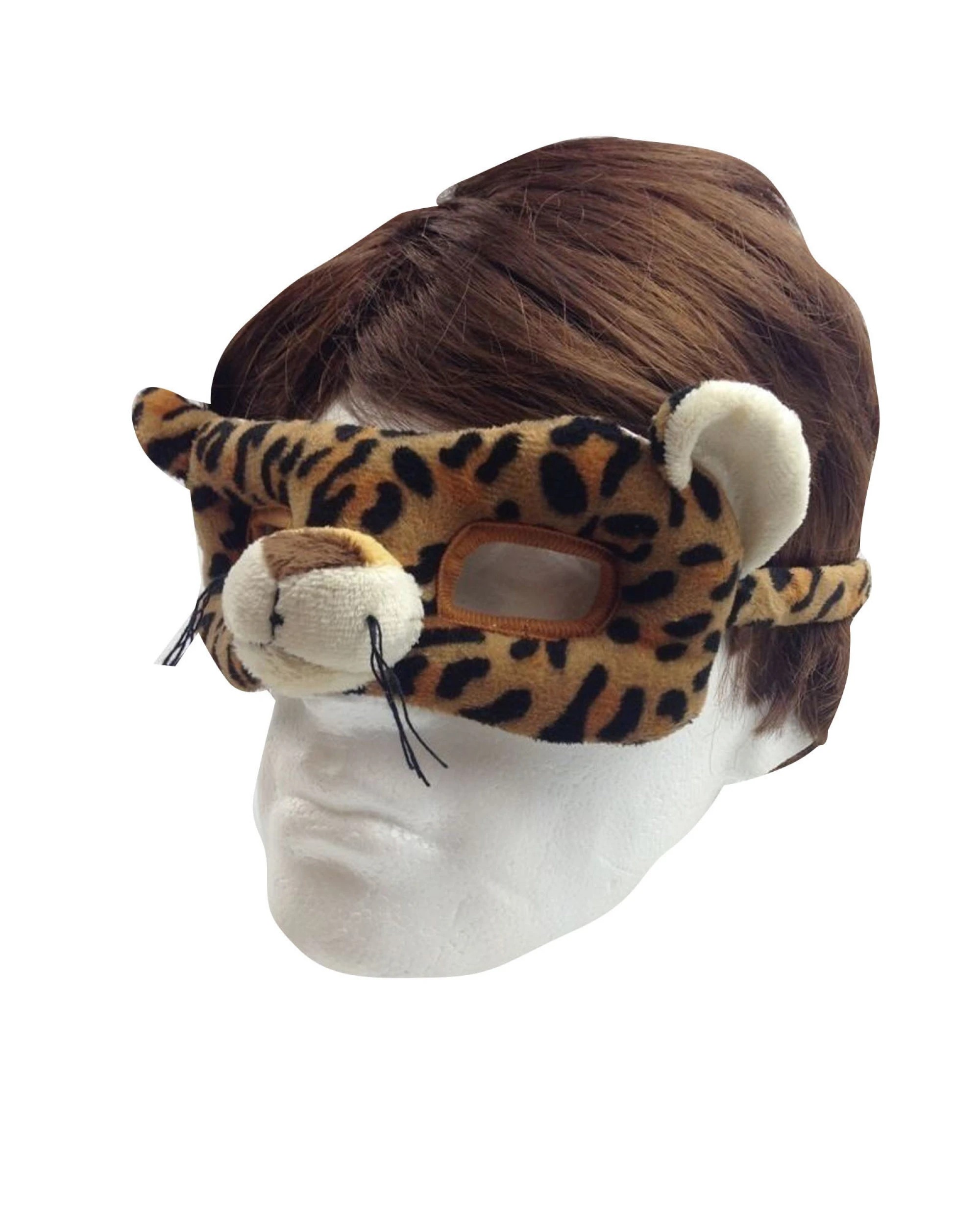 2 BR Costumes ANIMAL EYE MASK Party Costume Halloween Accessory - Leopard, 2 of 3