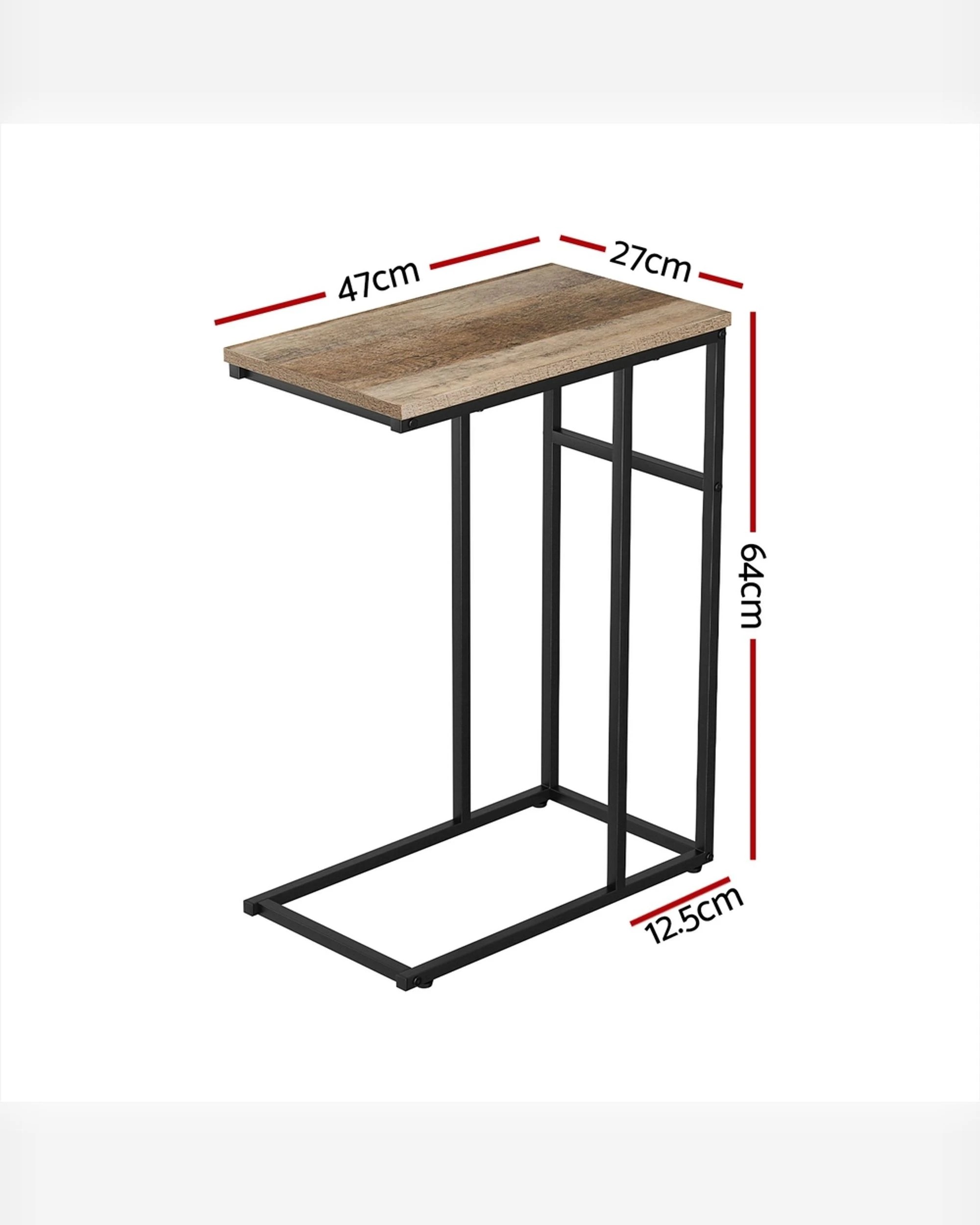 3 Artiss Coffee Table Side Table - Natural, 3 of 7
