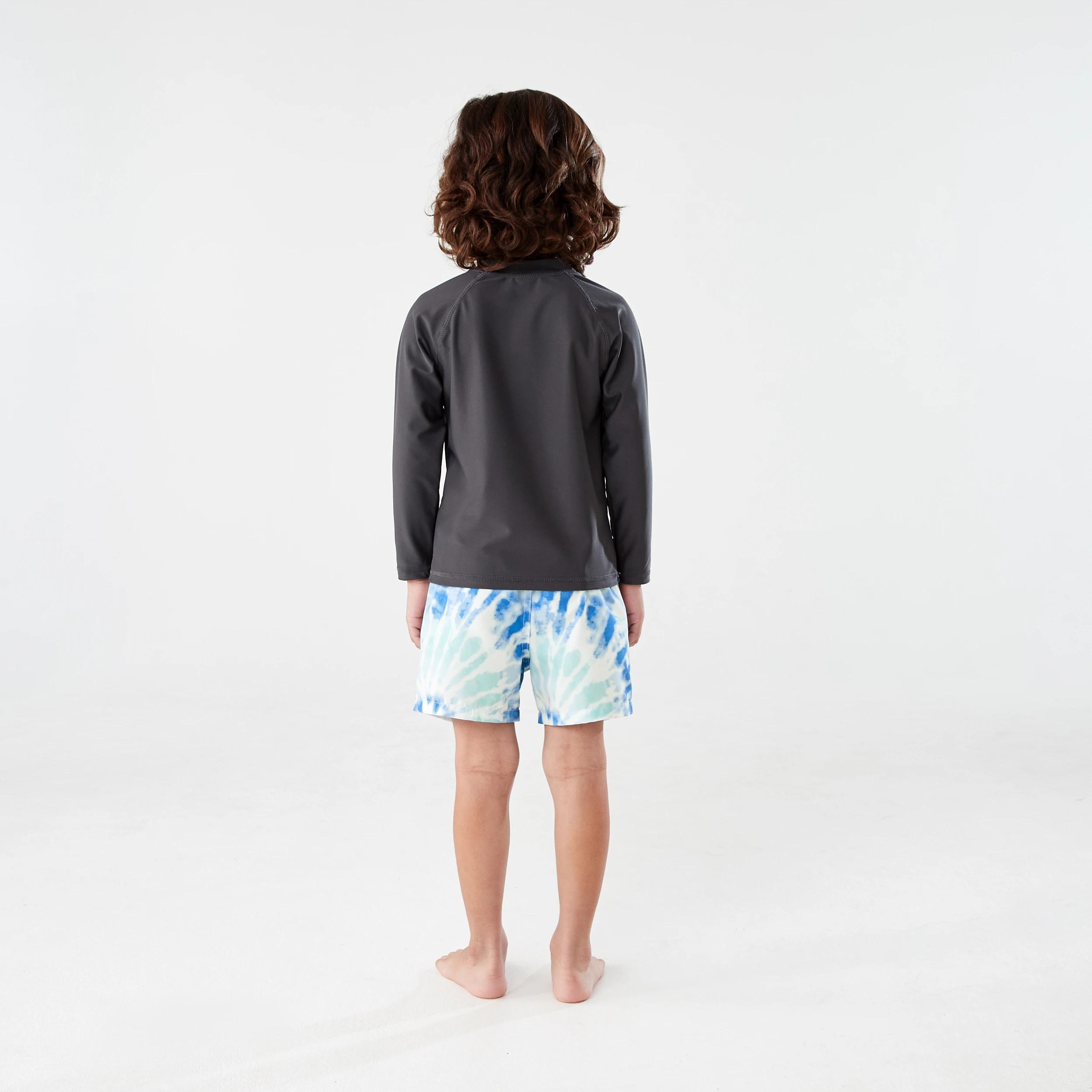 5 Printed Boardshorts SPIRAL TIE DYE FRESH BLUE, 5 of 5