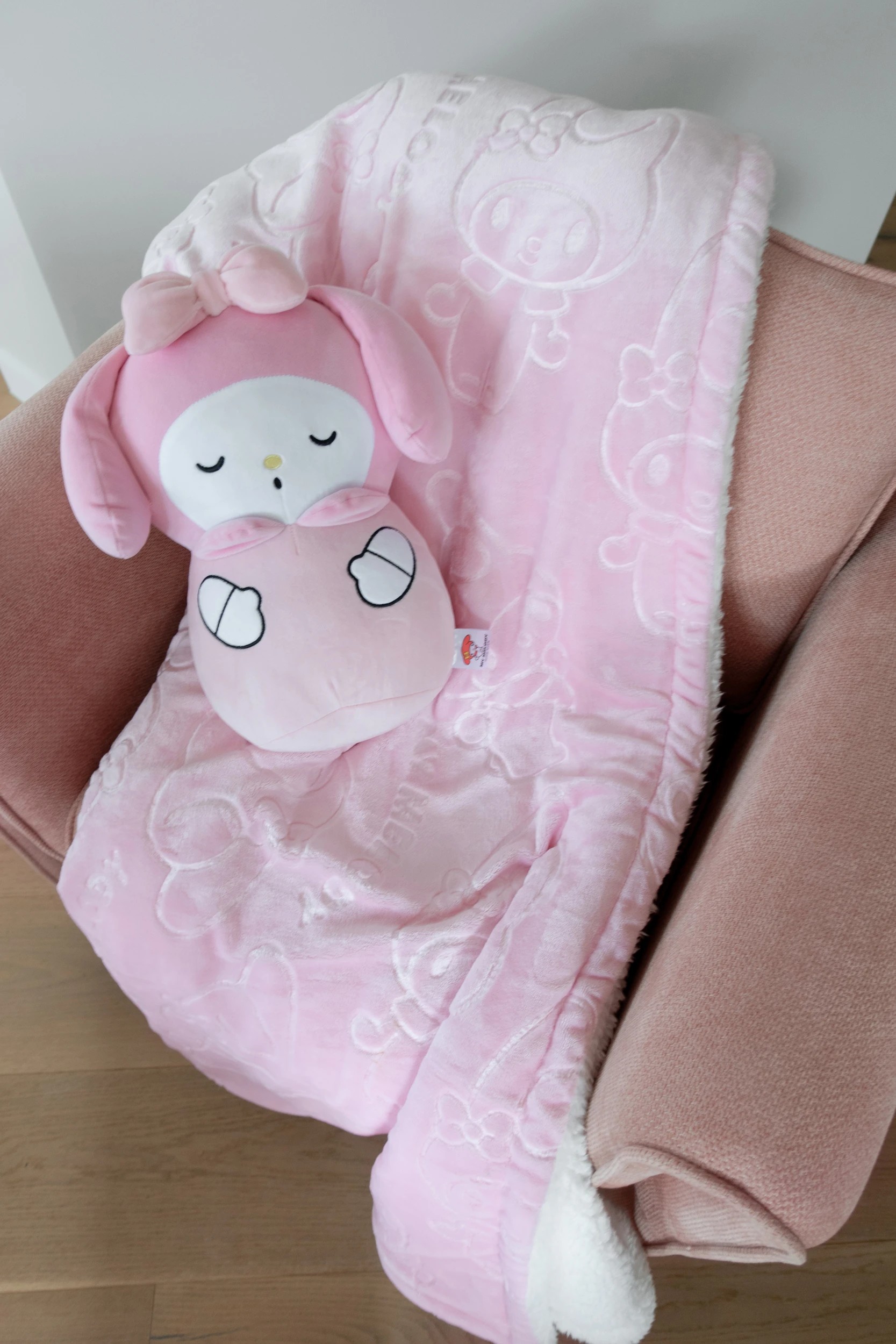 2 Hello Kitty Melody Blanket with Cushion - Pink, 2 of 5