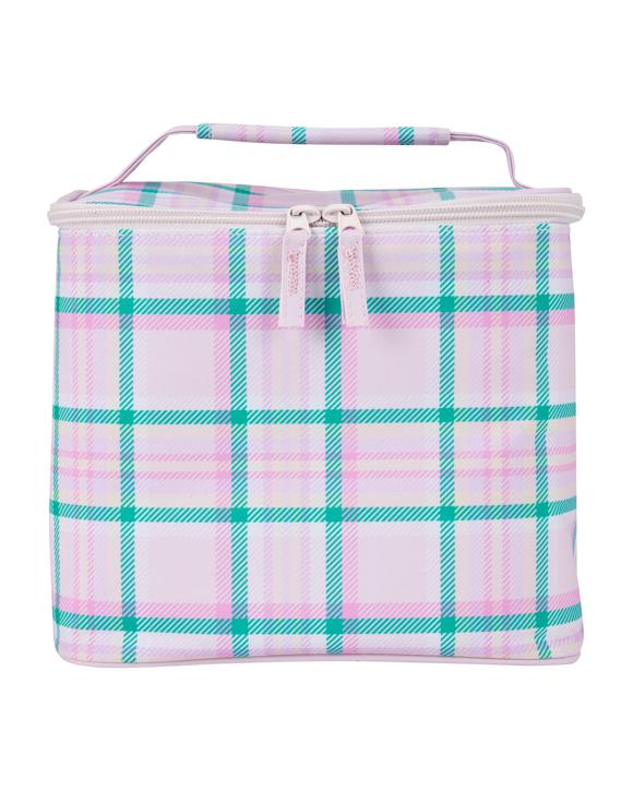 Pink Check Insulated Top Loader