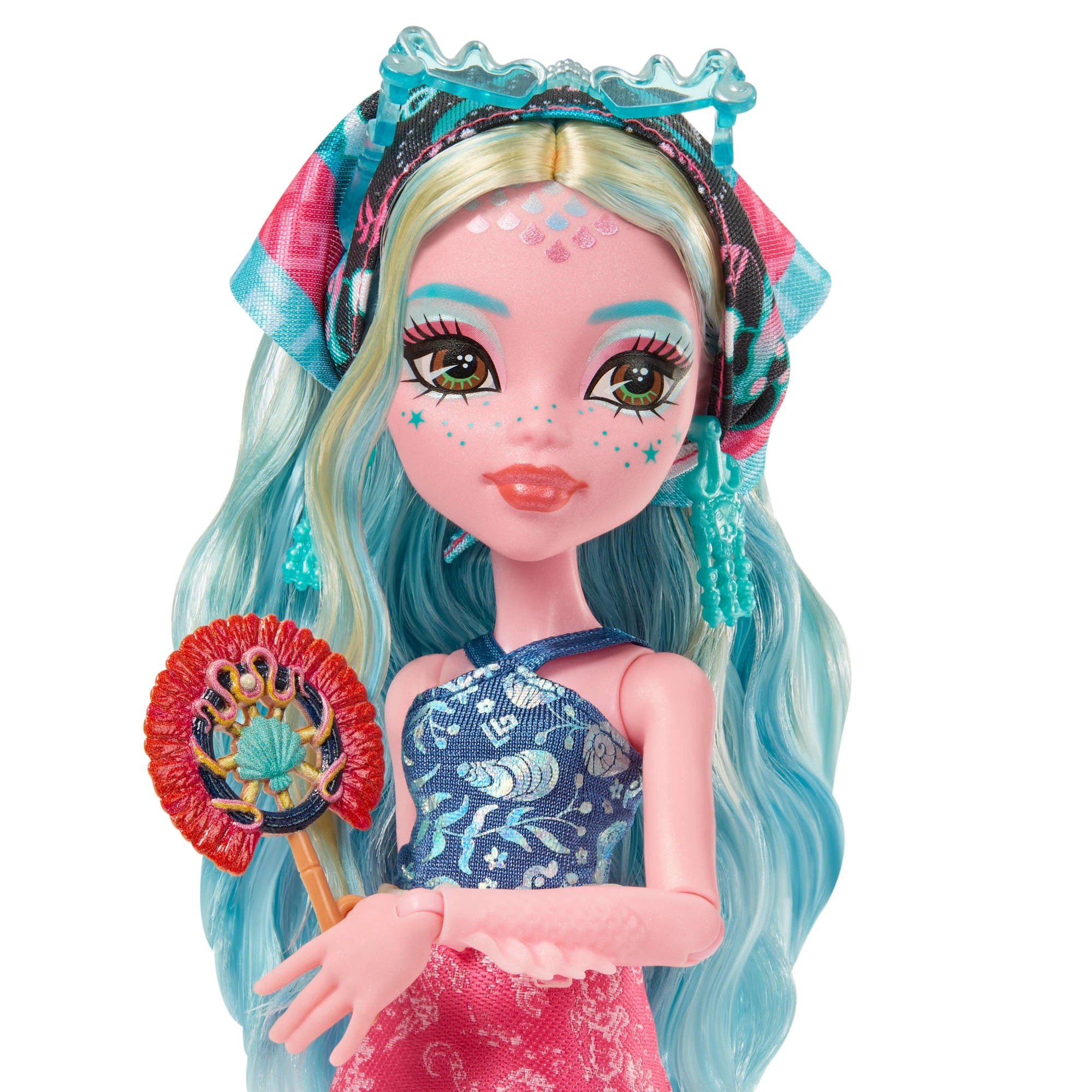 4 Monster High Skulltimate Secrets Gore-geous Oasis Lagoona Blue Playset, 4 of 6