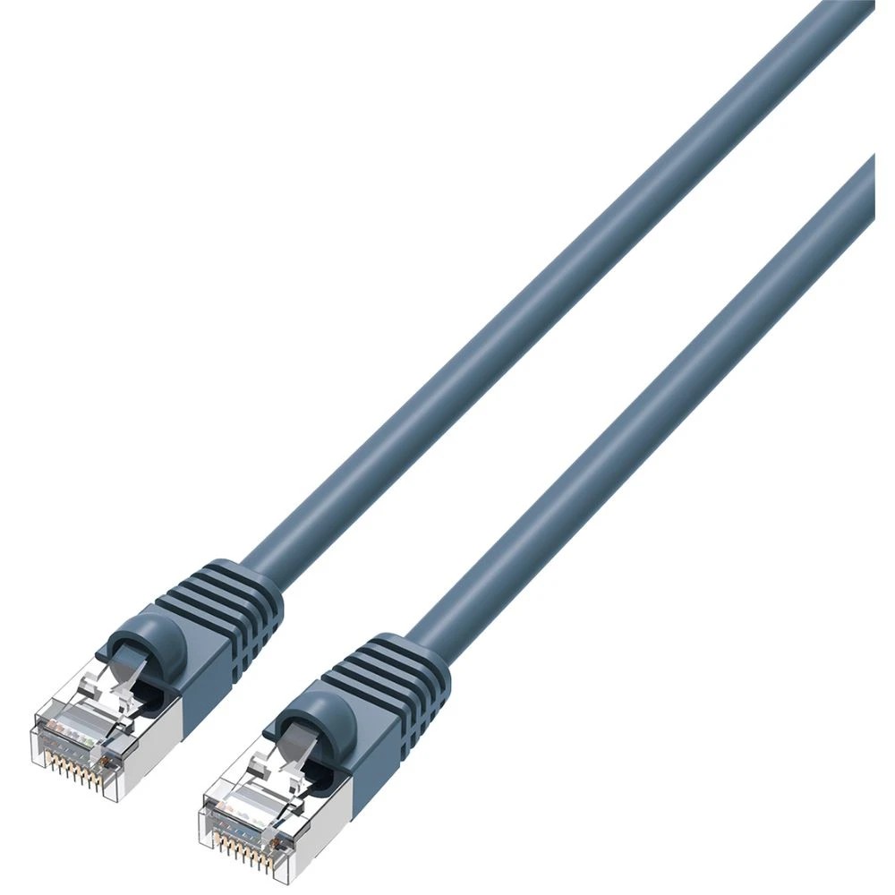 1 J.Burrows Cat6A Ethernet Cable 2m Blue, 1 of 7