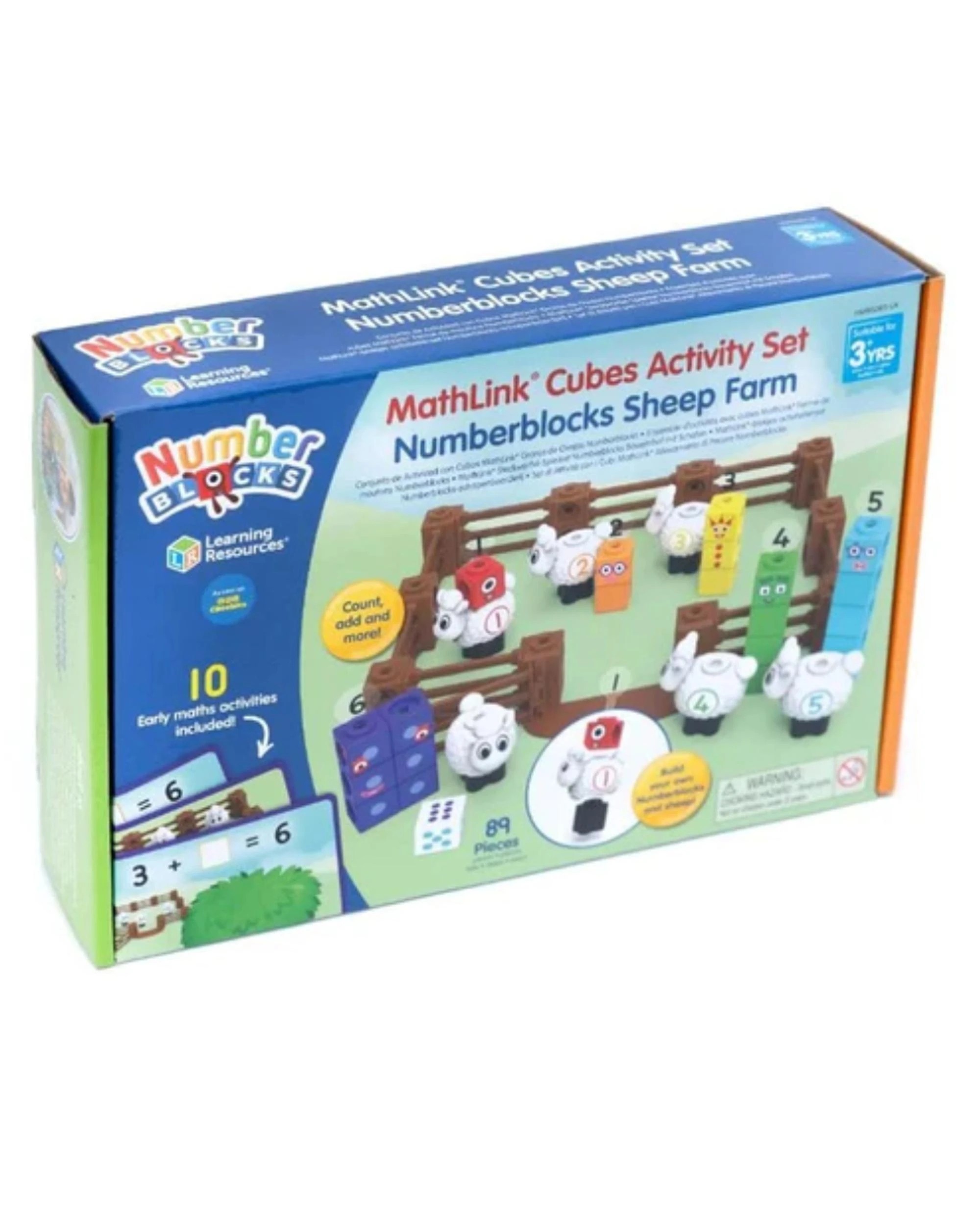 1 NumberBlocks Counting Sheep MathLink Cube Activity Set, 1 of 3