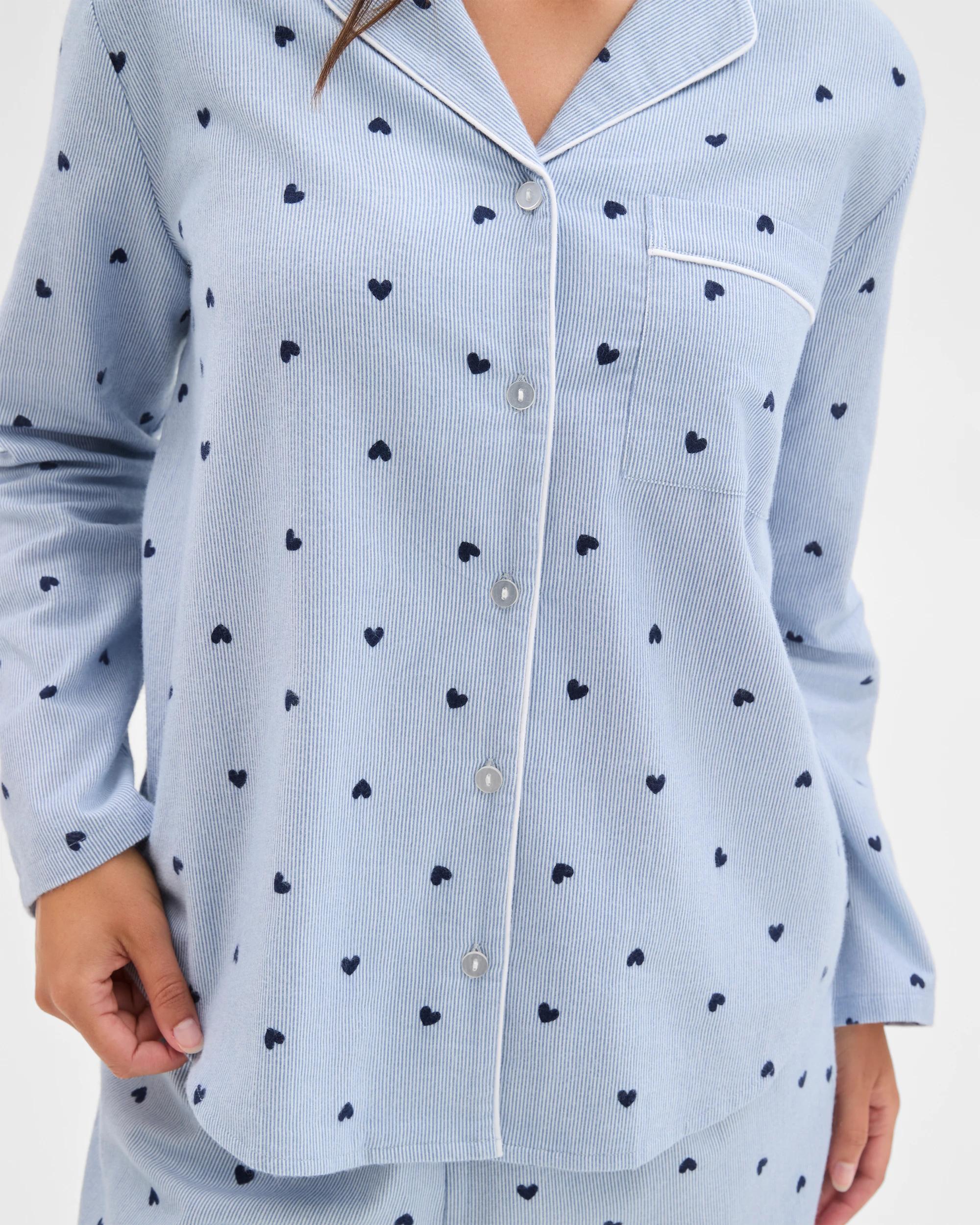 4 Target Woman Australian Cotton Flannelette Pyjama Set HEART, 4 of 6