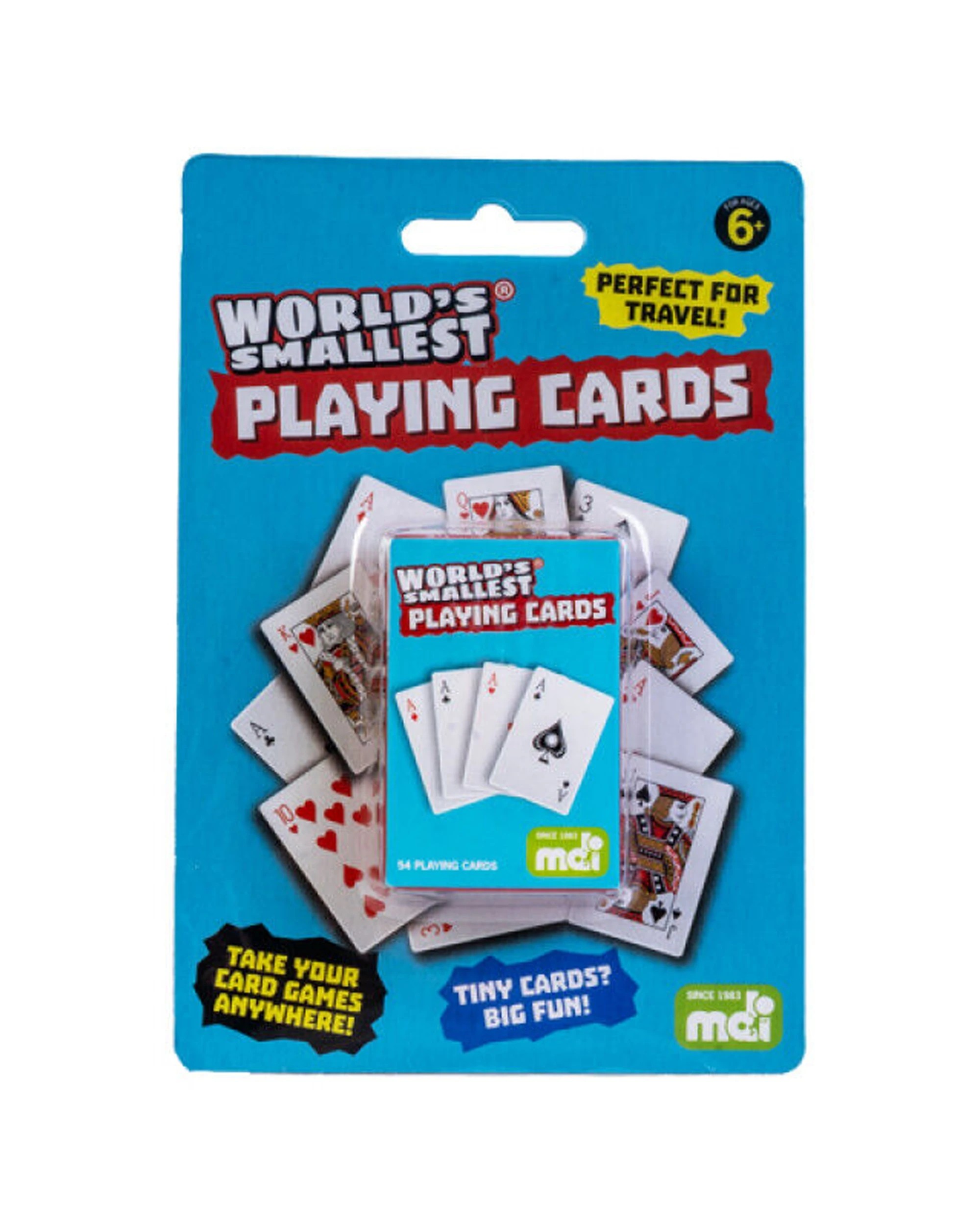 1 MDI Worlds Smallest Playing Cards Mini Deck Party Game Set - Assorted, 1 of 3