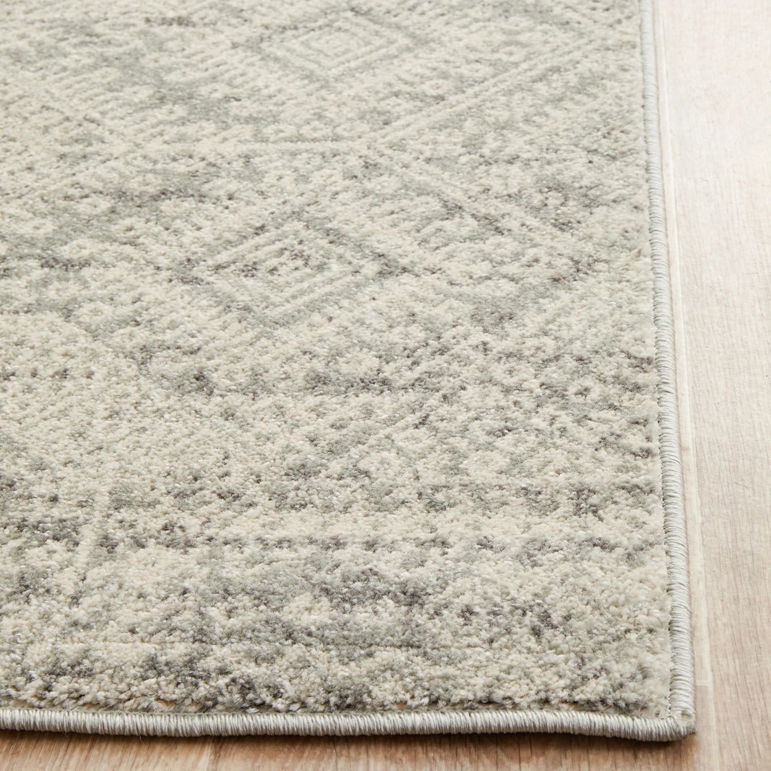 6 Common Ground Rugs Phantom 351 400x80cm - Large Runner Power Loomed Pet Friendly Rug - Silver, 6 of 9