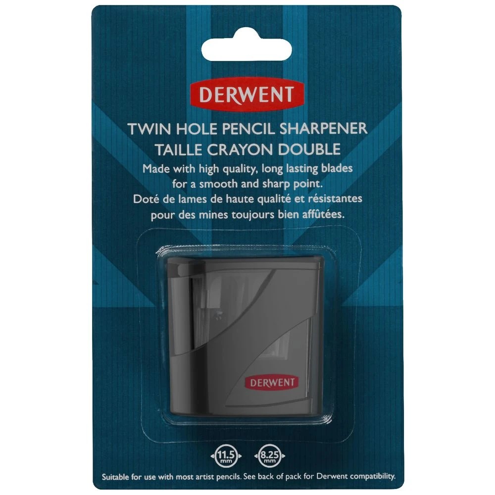 3 Derwent Twin Hole Pencil Sharpener, 3 of 5