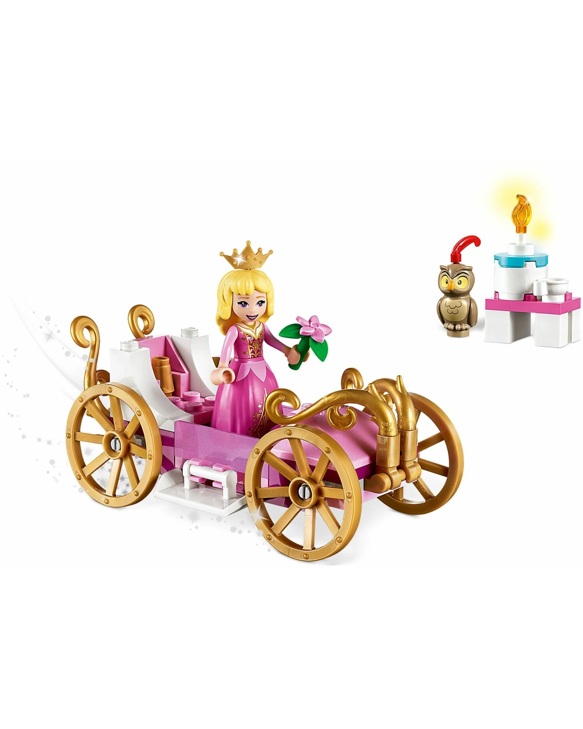 2 LEGO 43173 Aurora's Royal Carriage: Disney Princess Playset, 2 of 4