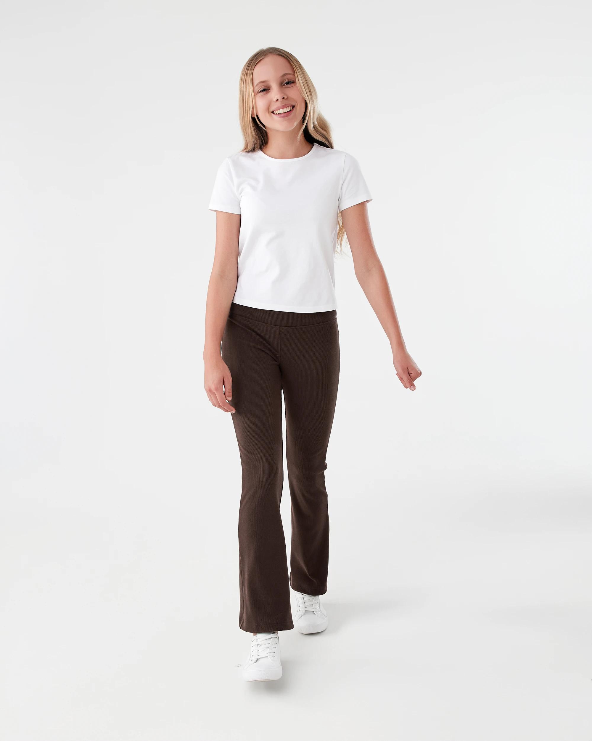 5 Rib Flare Leggings Velvet Brn, 5 of 6