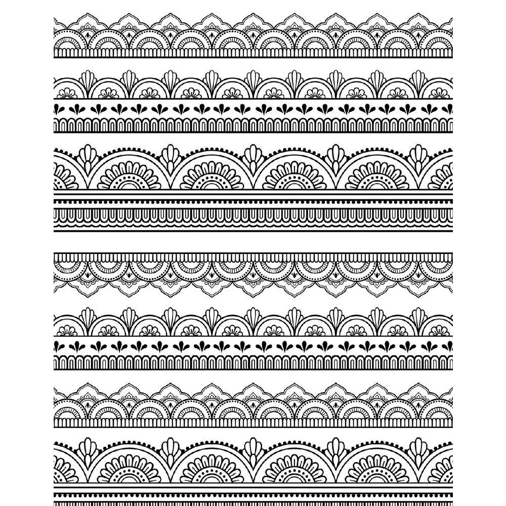 2 Colour-Your-Own Gallery Wall Art Colouring Book Henna, 2 of 3