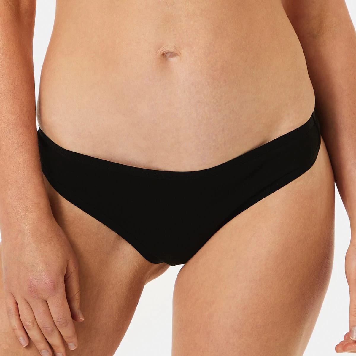 4 5 Pack G-String Briefs BLACK, 4 of 6