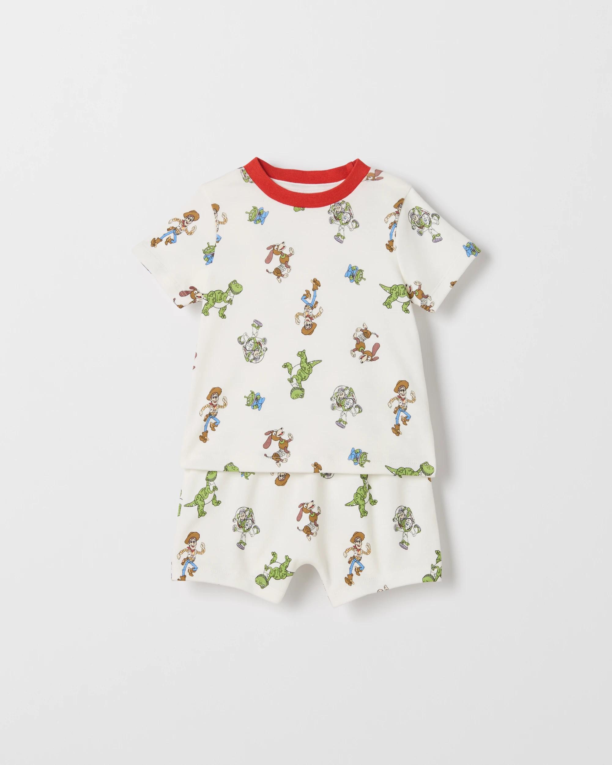 2 Licensed Disney Organic Cotton 2 Pack Baby Pyjama Set TOY STORY 4, 2 of 6