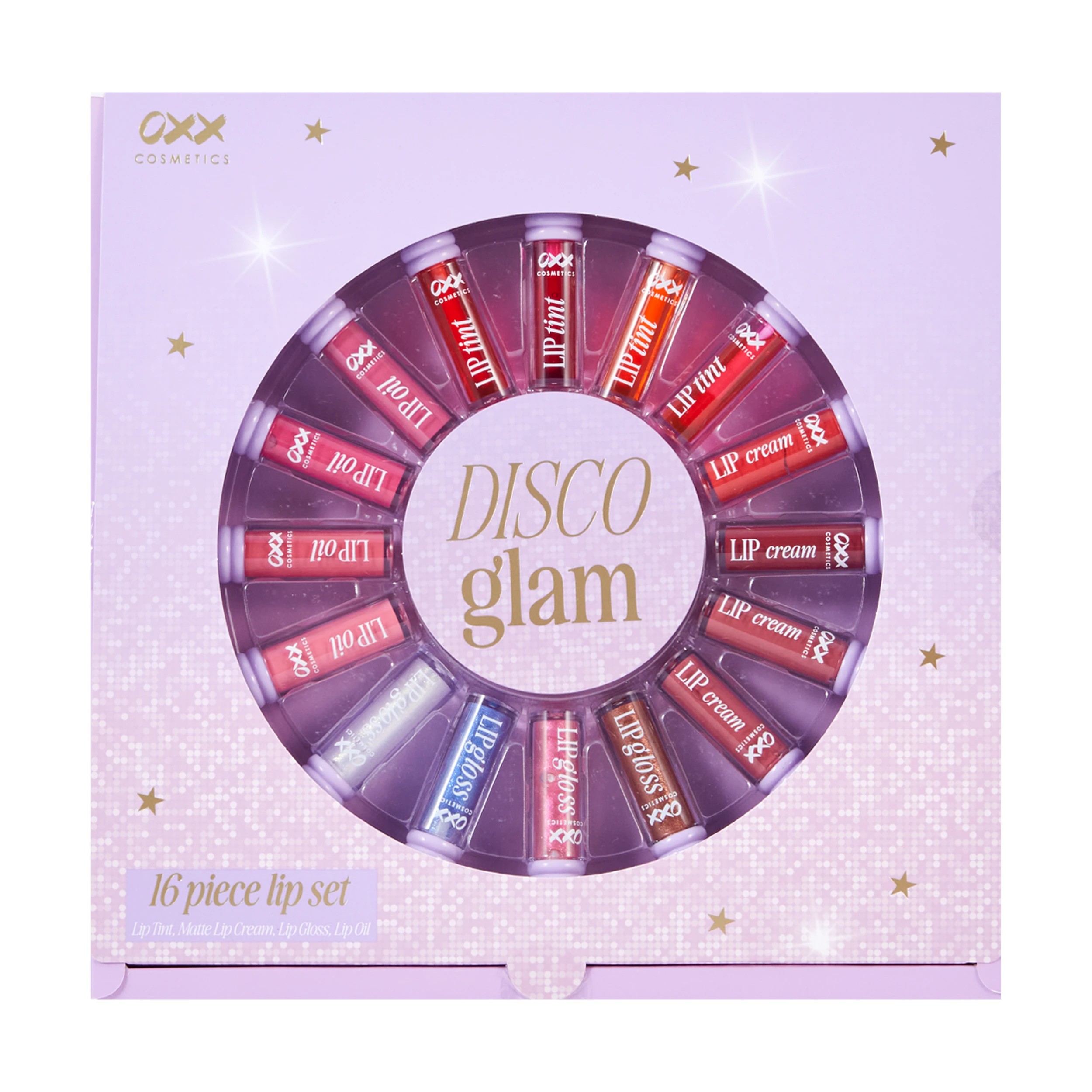 1 OXX Cosmetics 16 Piece Lip Gloss Set, 1 of 5