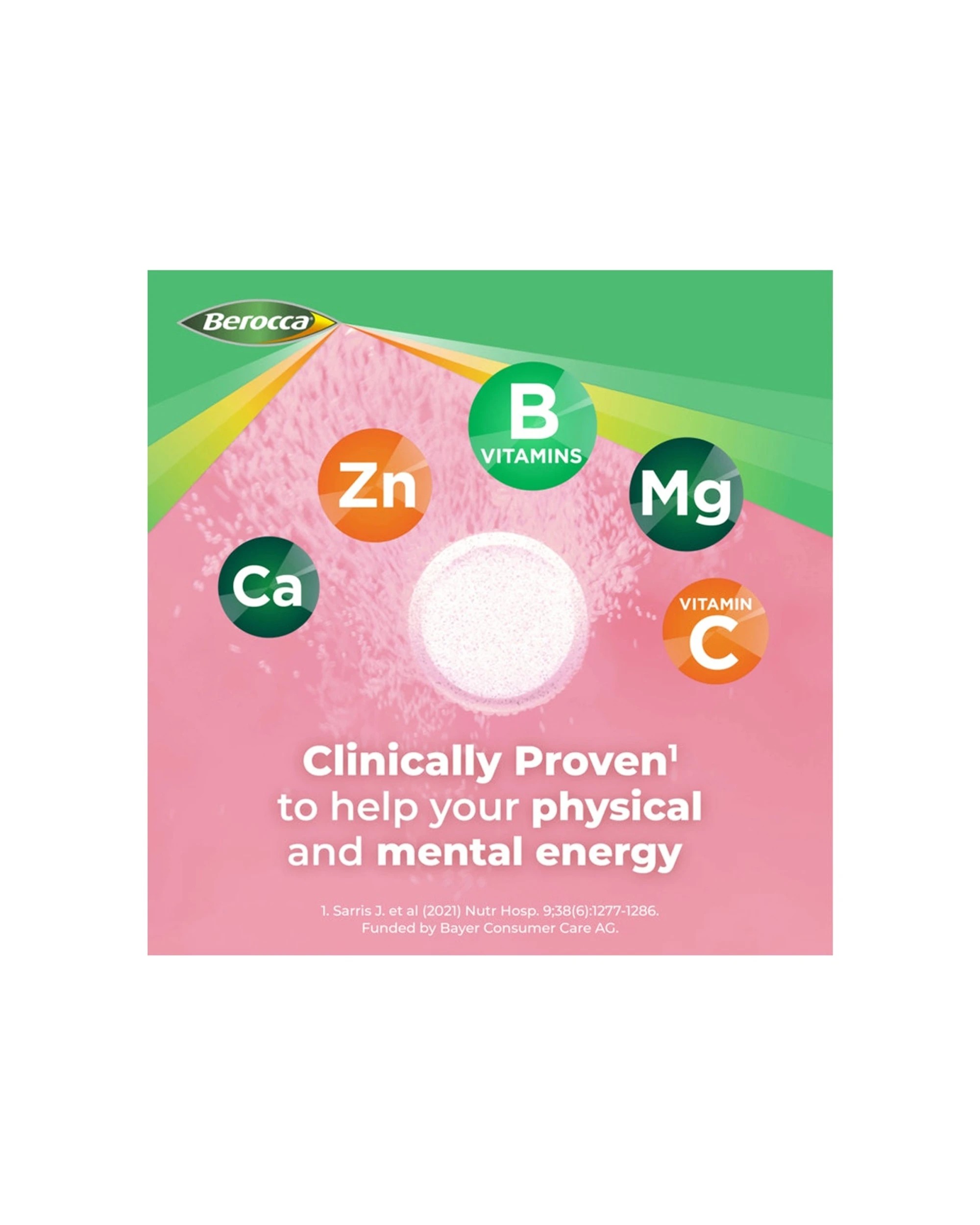 4 Berocca 30pc Energy Original Berry Flavour Effervescent Tablets Multivitamin, 4 of 7