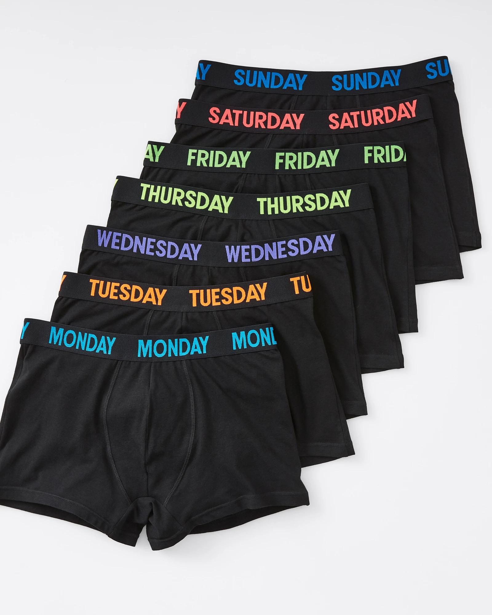 1 Maxx 7 Days Of The Week Trunks NO COLOUR, 1 of 10