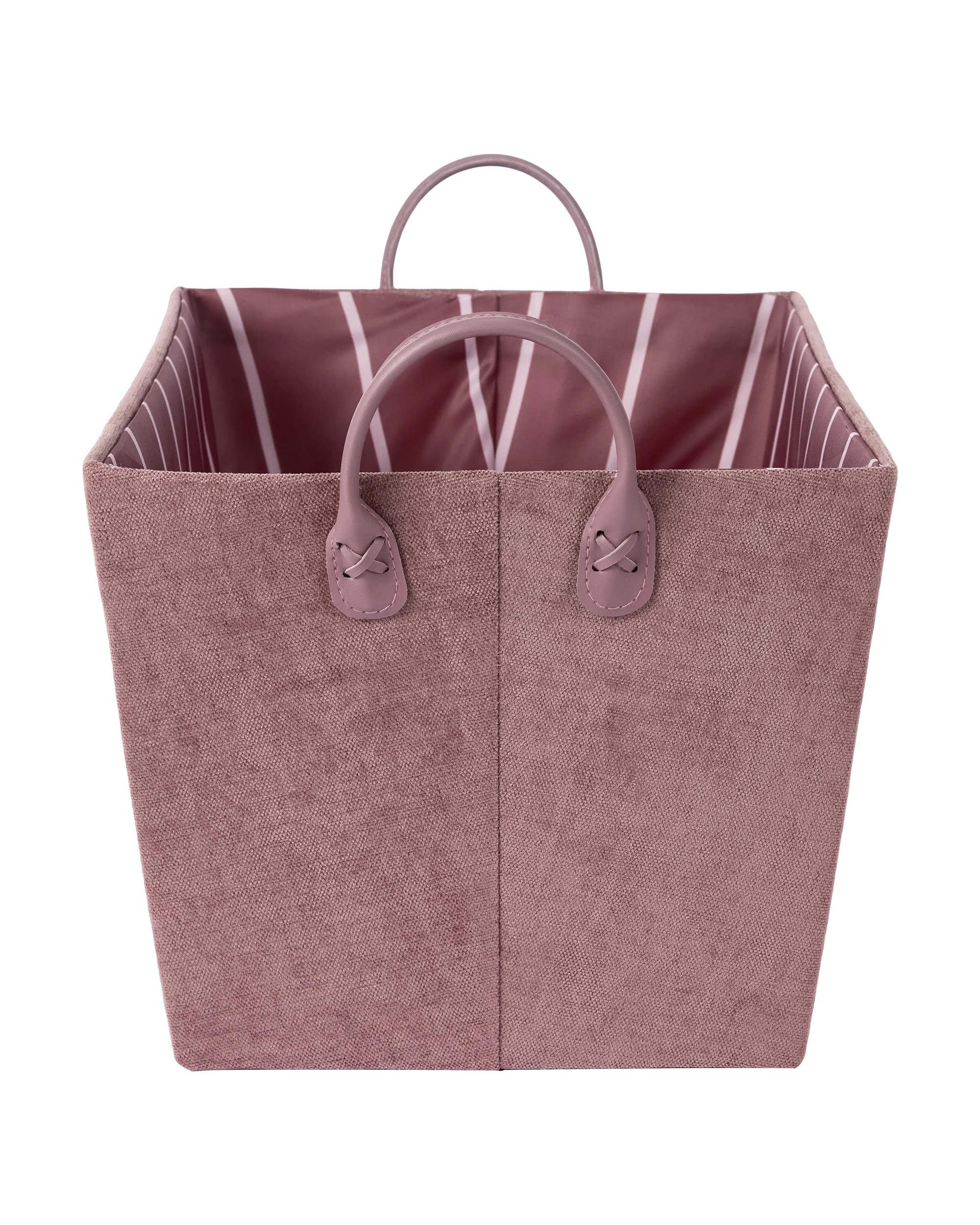 2 Tapered Chenille Basket - Burgundy, 2 of 5